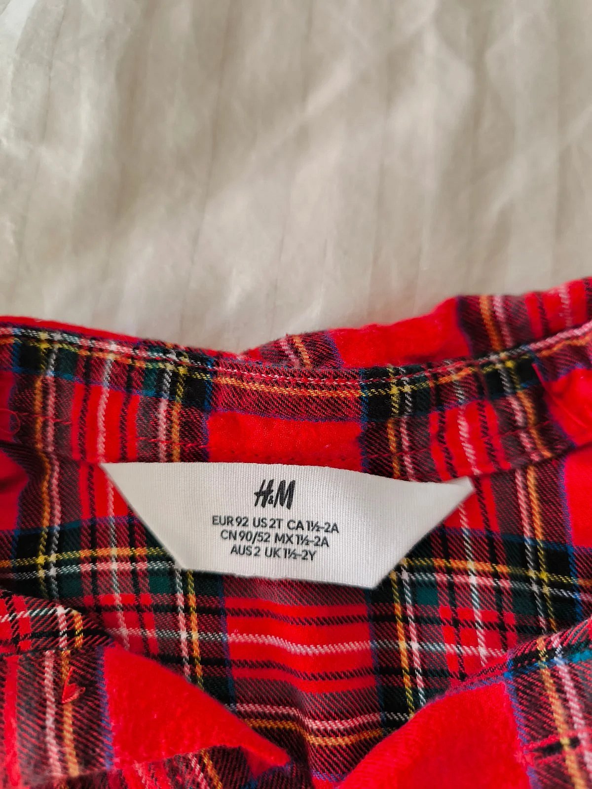 Red check flannel shirt, photo 2