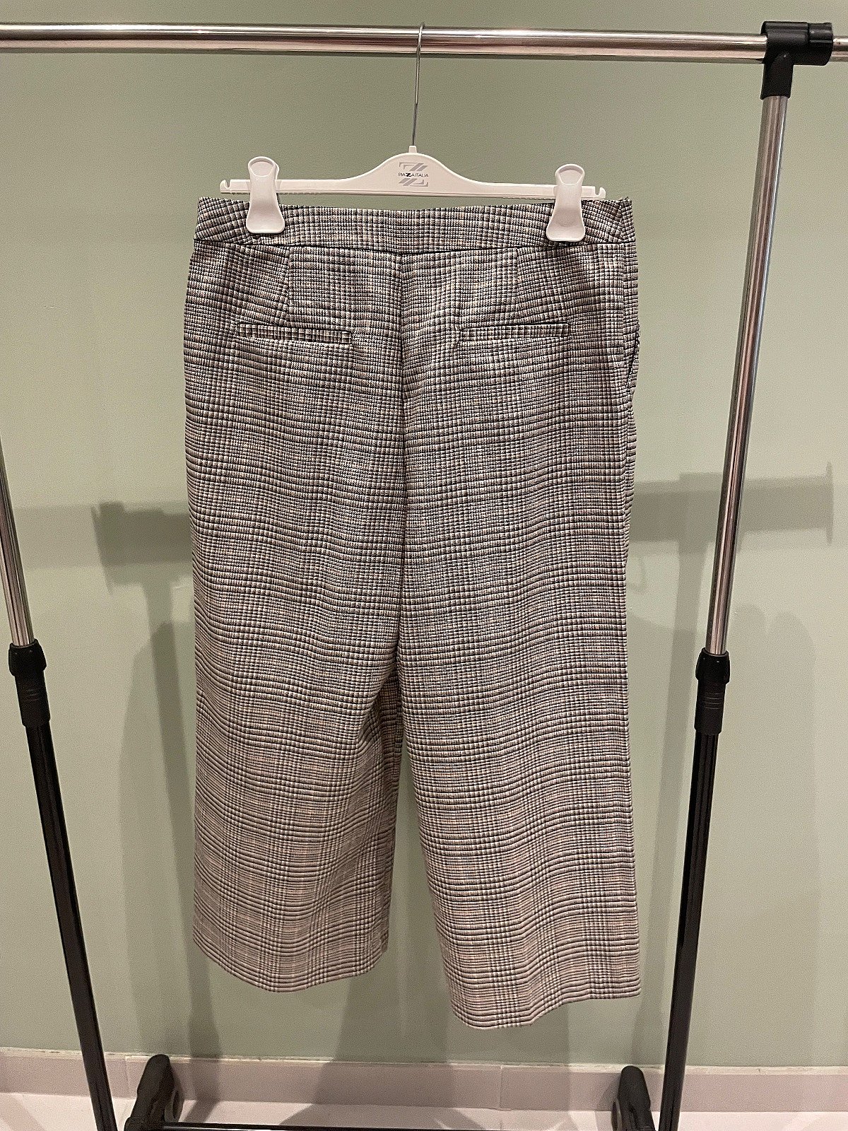Checked belted tailored trousers size 14, photo 3