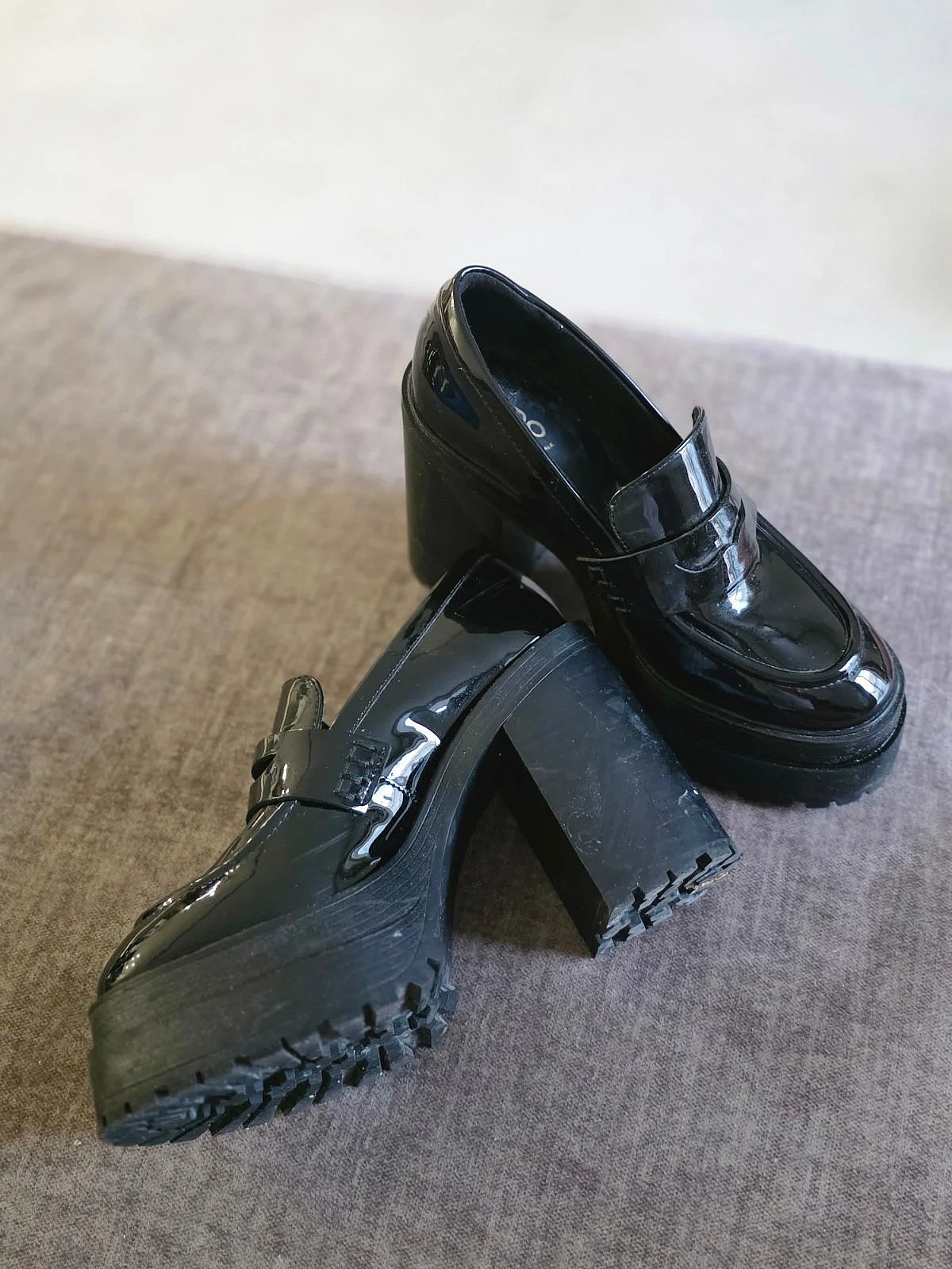 ALDO Black Patent Platform Loafers, photo 7