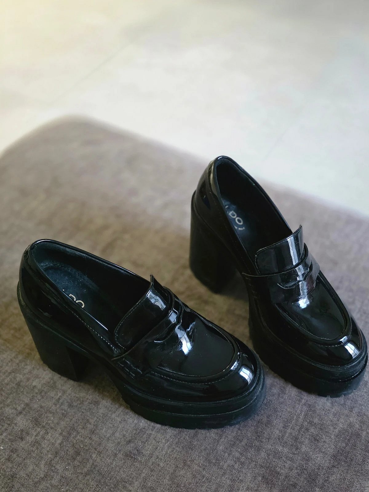 ALDO Black Patent Platform Loafers, photo 5