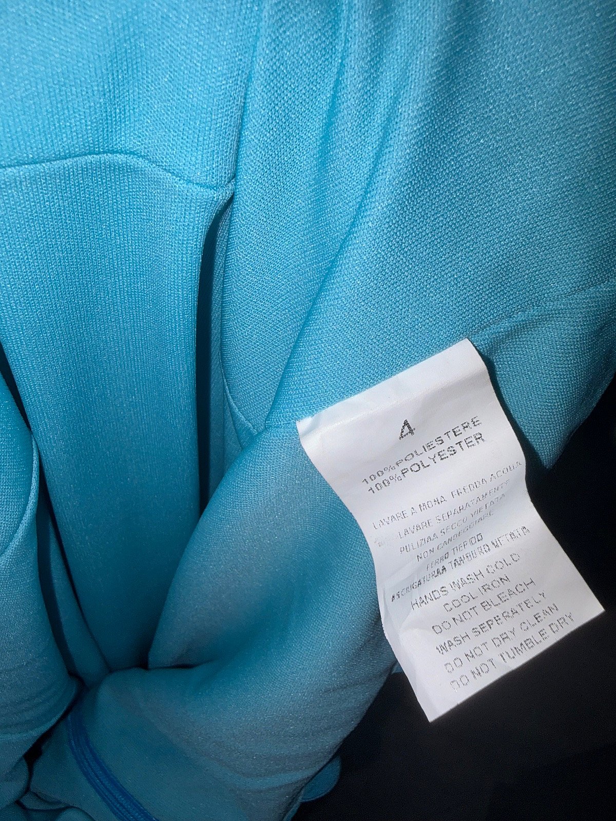 Aqua Blue One Shoulder Dress Size M/L, photo 8