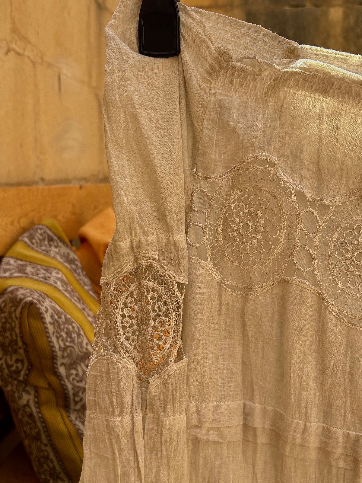 Vintage Cream Crochet Lace Detail Dress, photo 2