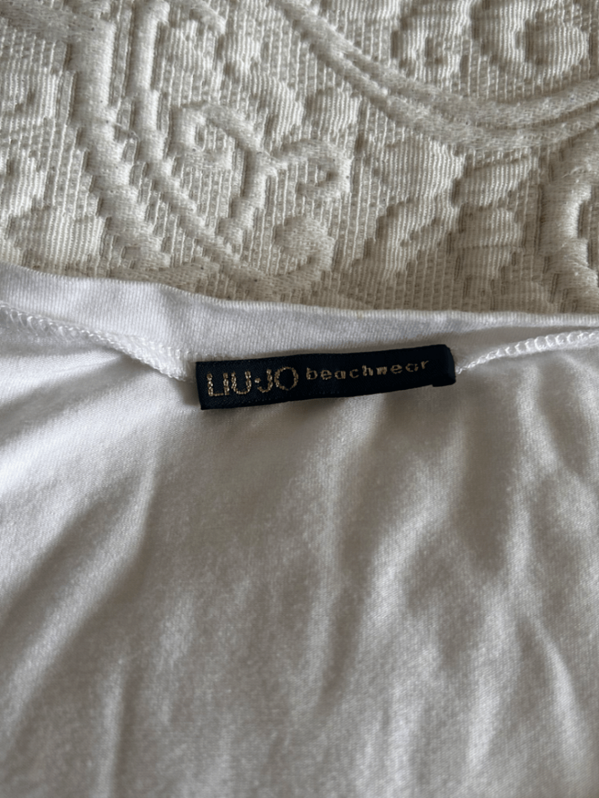 White Liu Jo Beach Dress with Fringe, photo 4