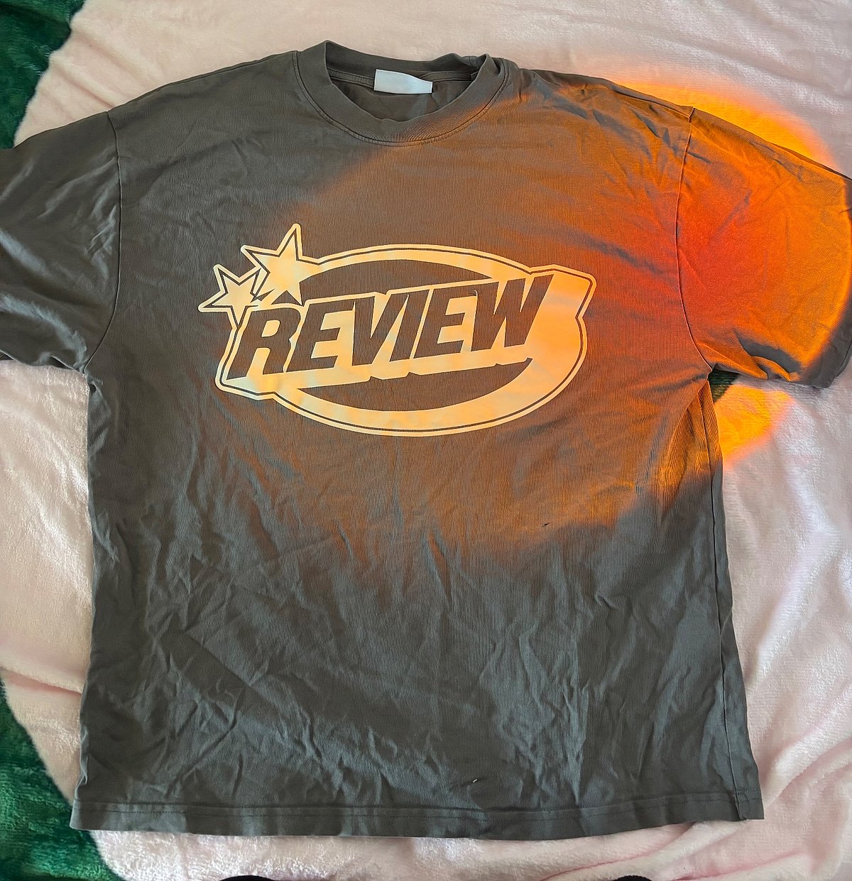 Graphic Print Crew Neck T-Shirt, photo 2