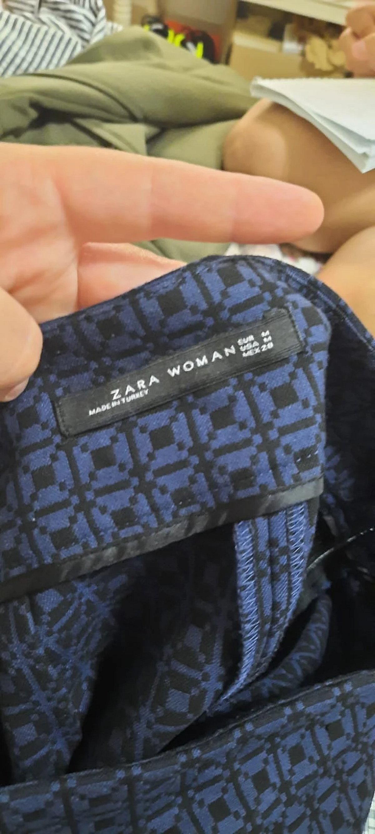 Zara Woman Patterned Culotte Trousers, photo 2