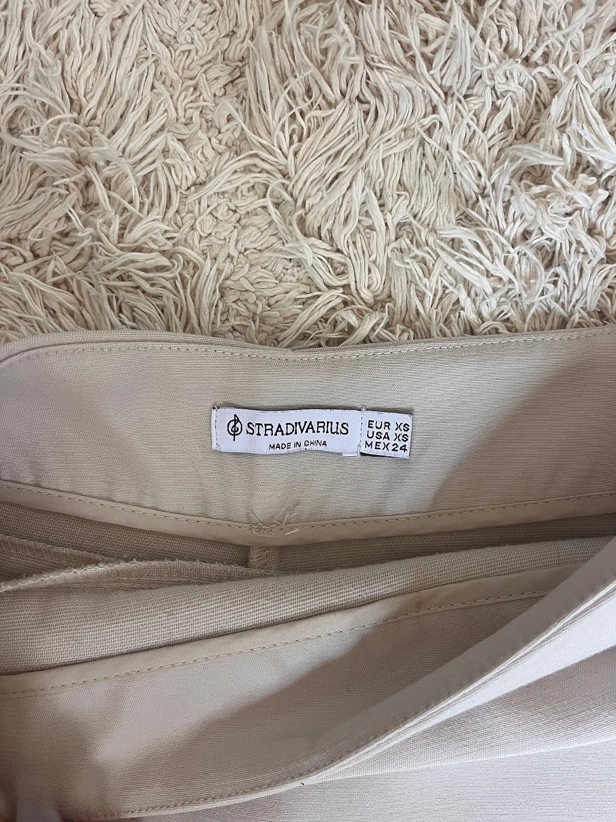 STRADIVARIUS beige skort XS - photo 4