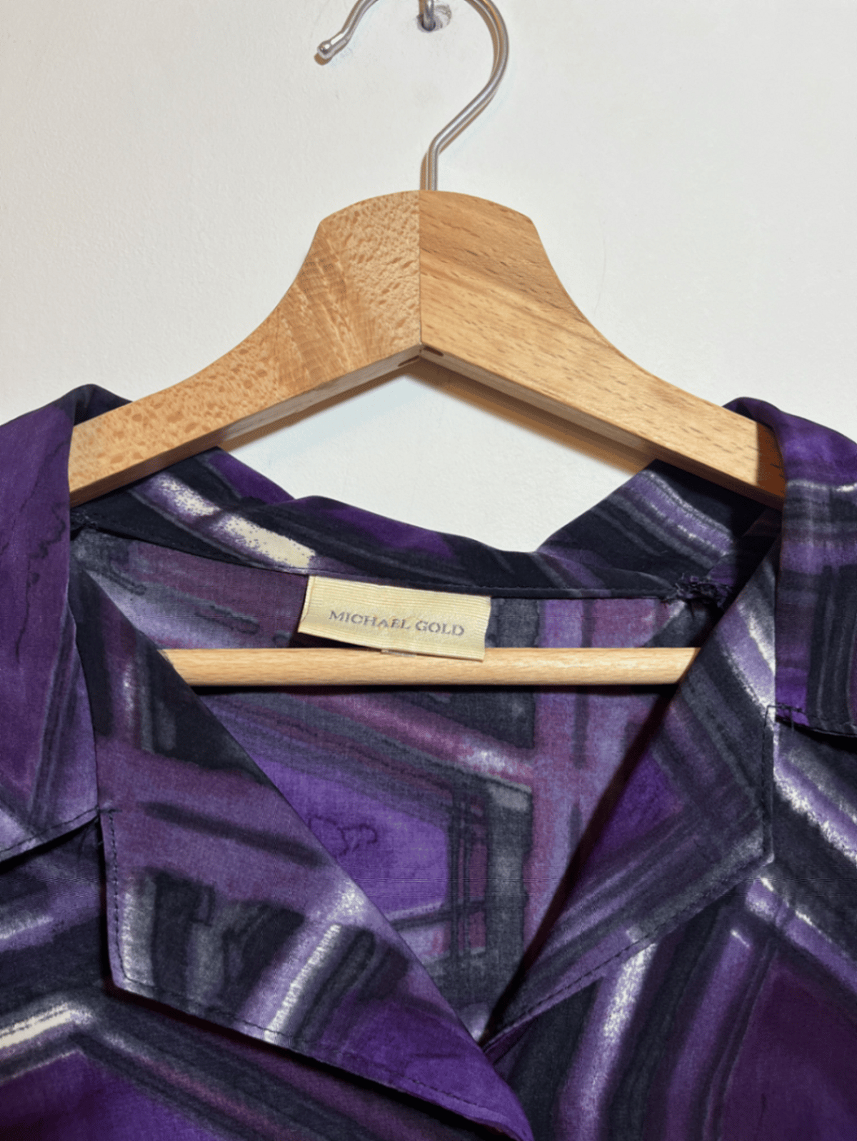 Michael Gold Patterned Button-Up Shirt - photo 2