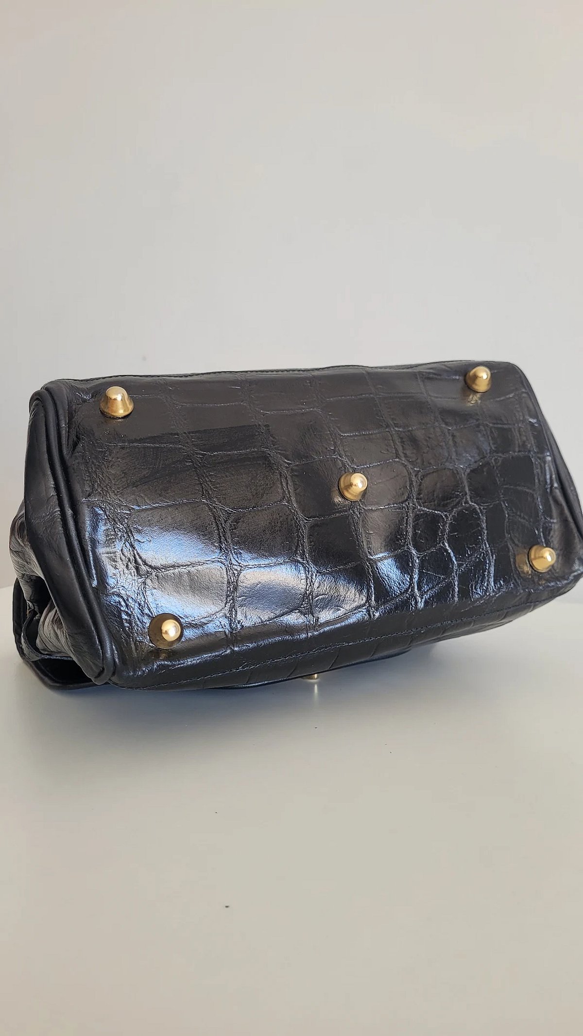 Borsa nera effetto coccodrillo, foto 3