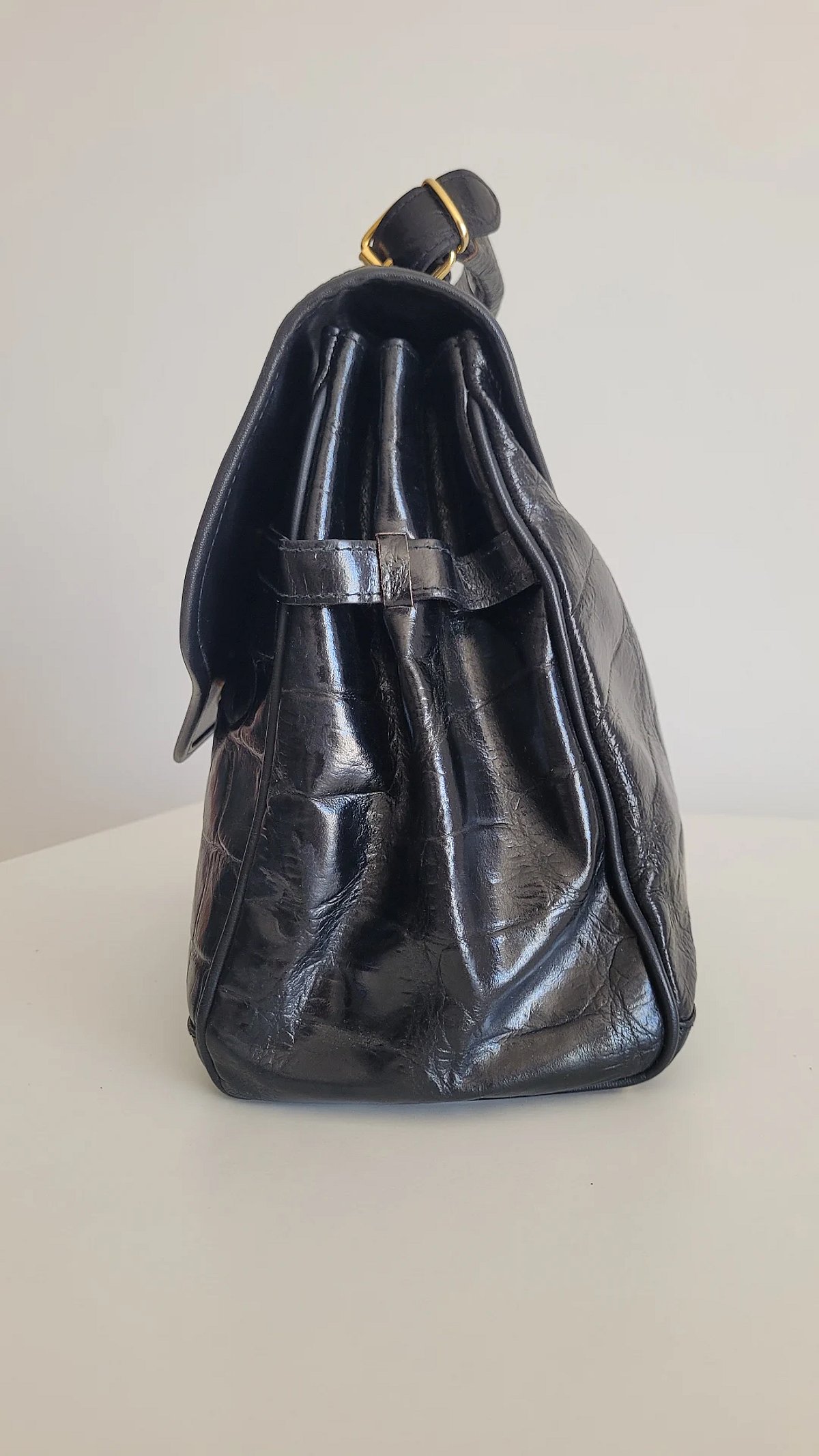 Borsa nera effetto coccodrillo, foto 2