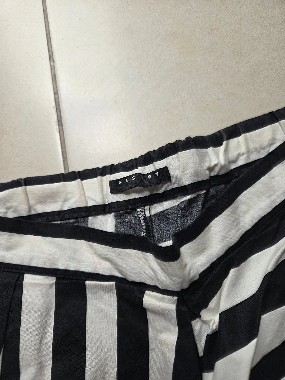 Sisley Striped Culotte Trousers, photo 4