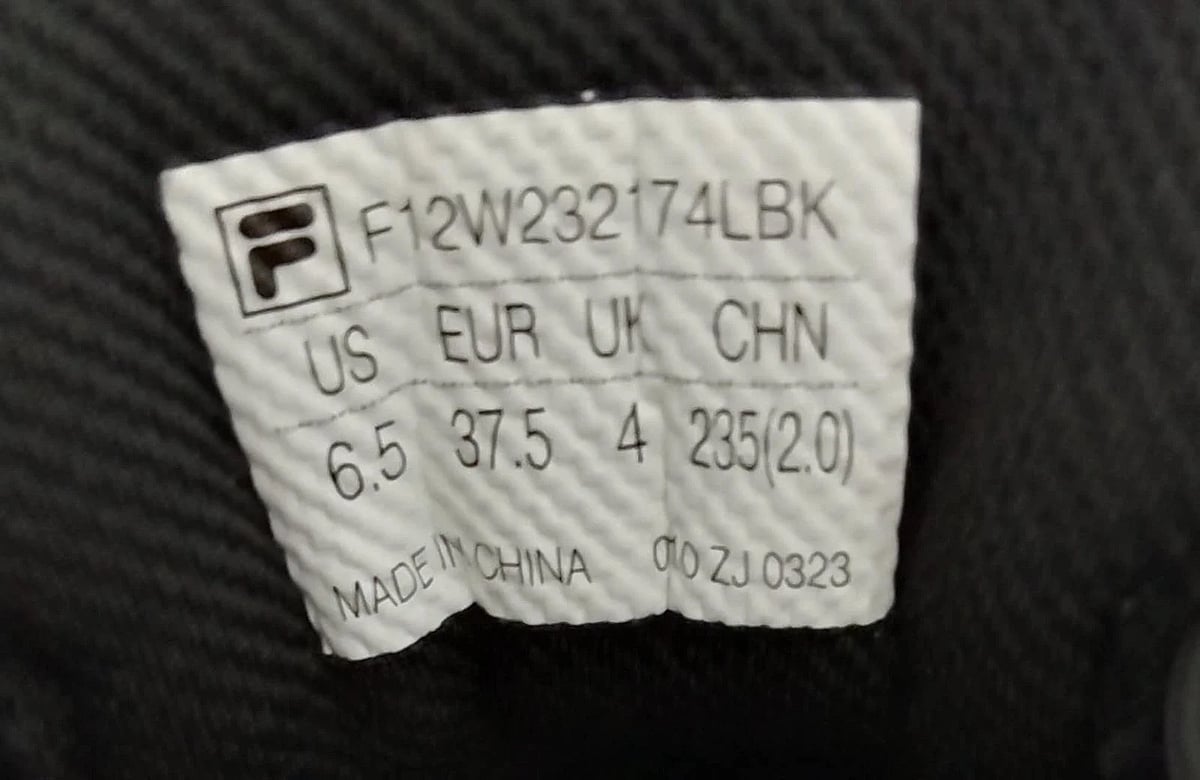 FILA Black Sneakers EU 37.5, photo 4