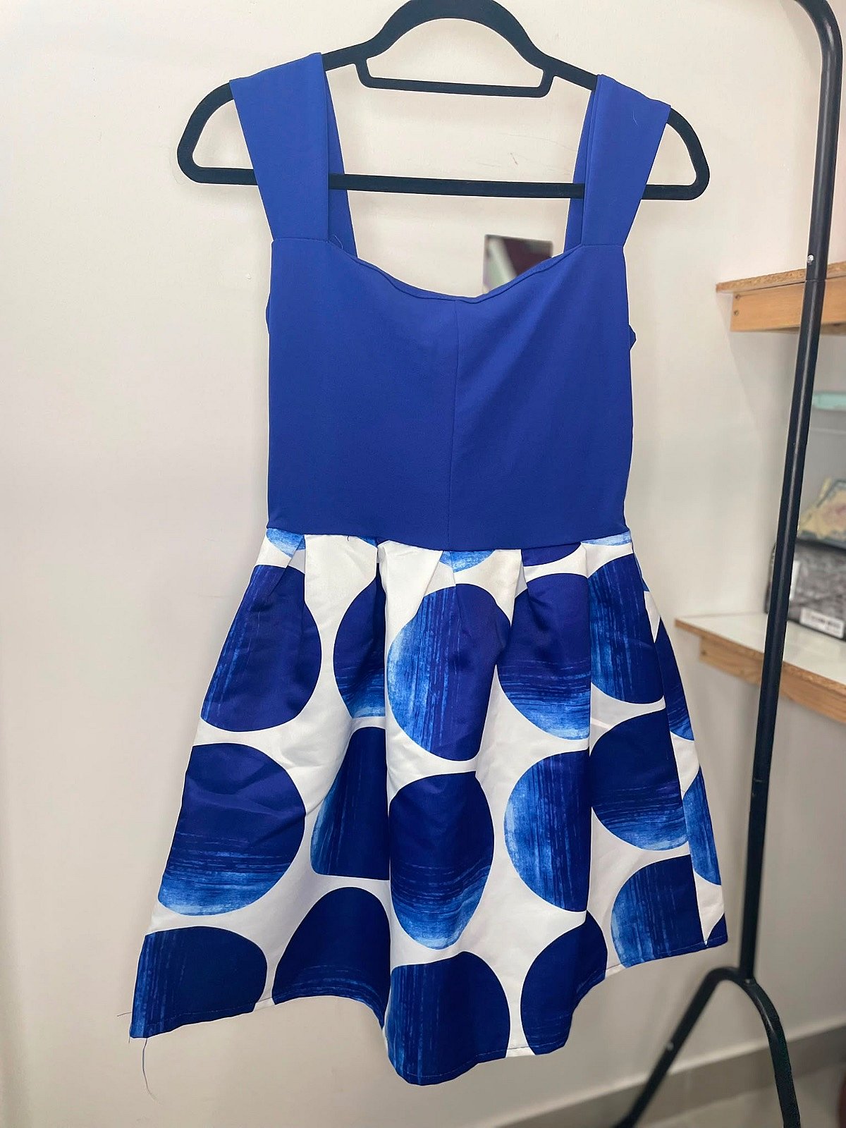 Blue polka dot dress, photo 3