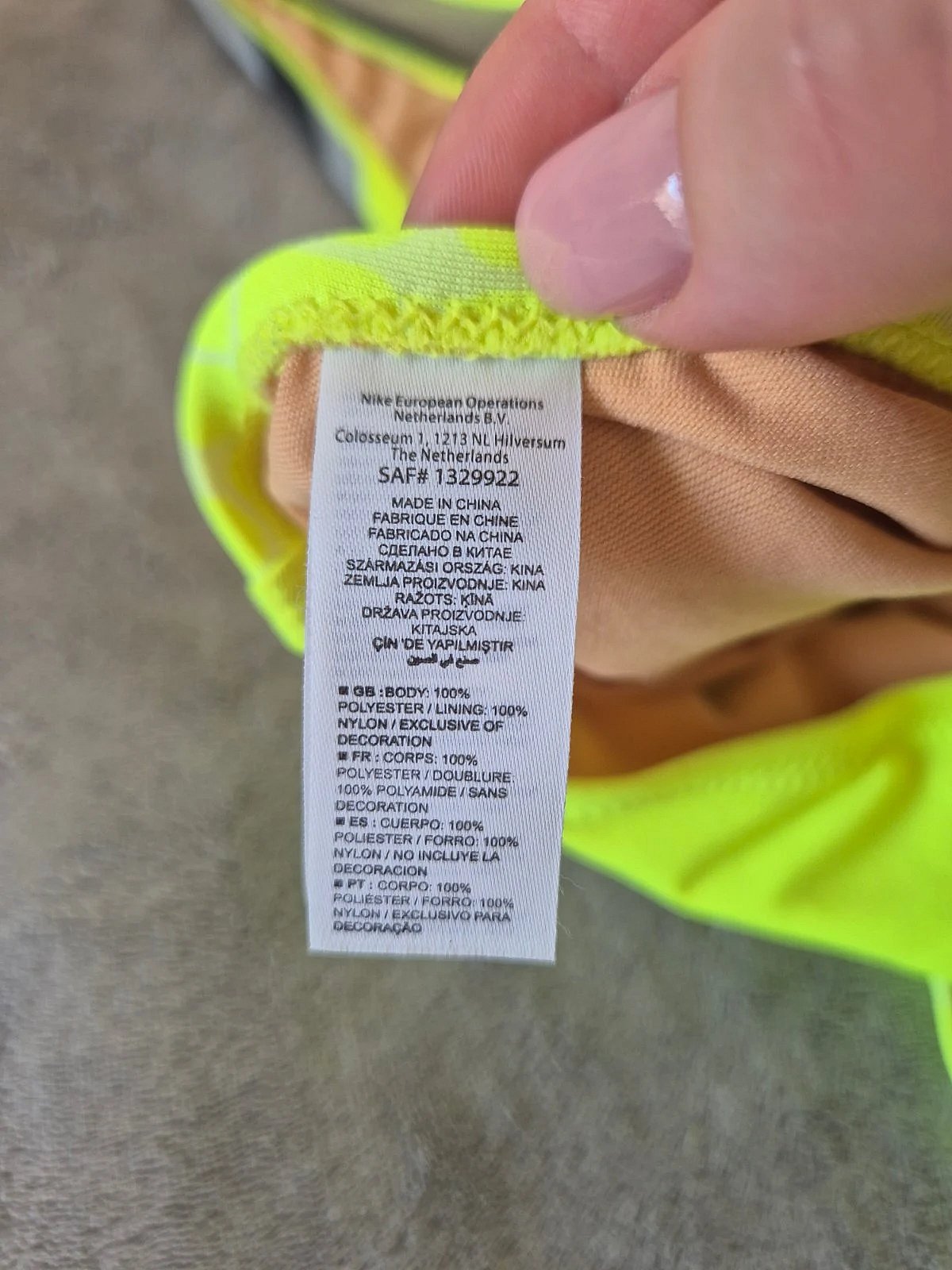 Nike Neon One Piece Swimsuit, photo 3