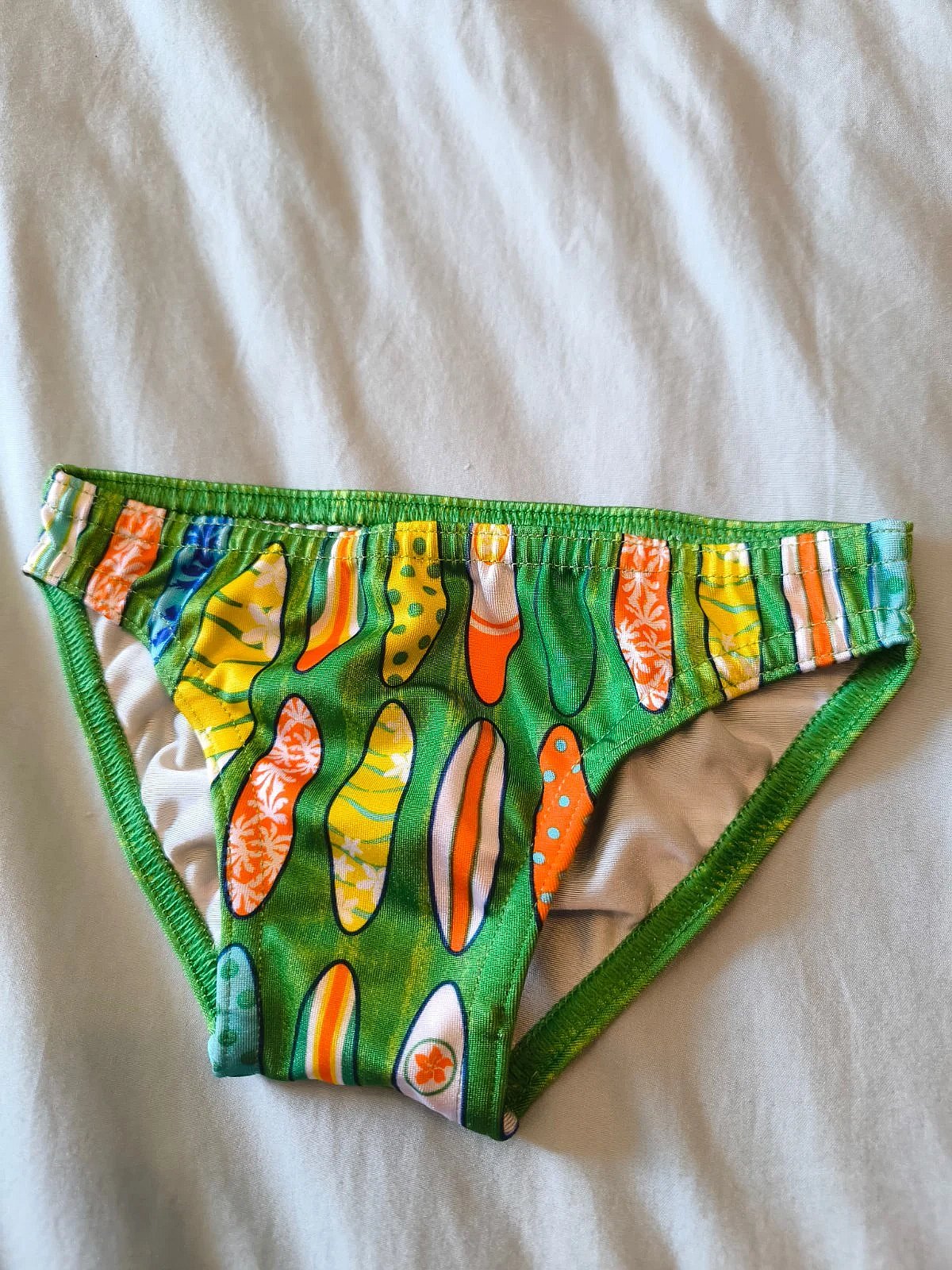 Kids Surf Print Swim Briefs, photo 2