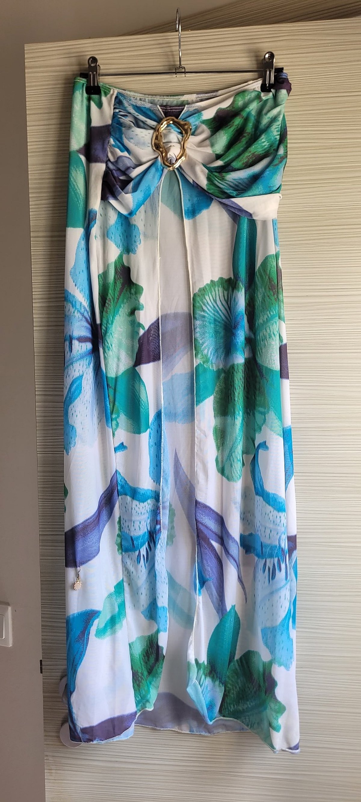 Floral print maxi beach skirt, photo 3