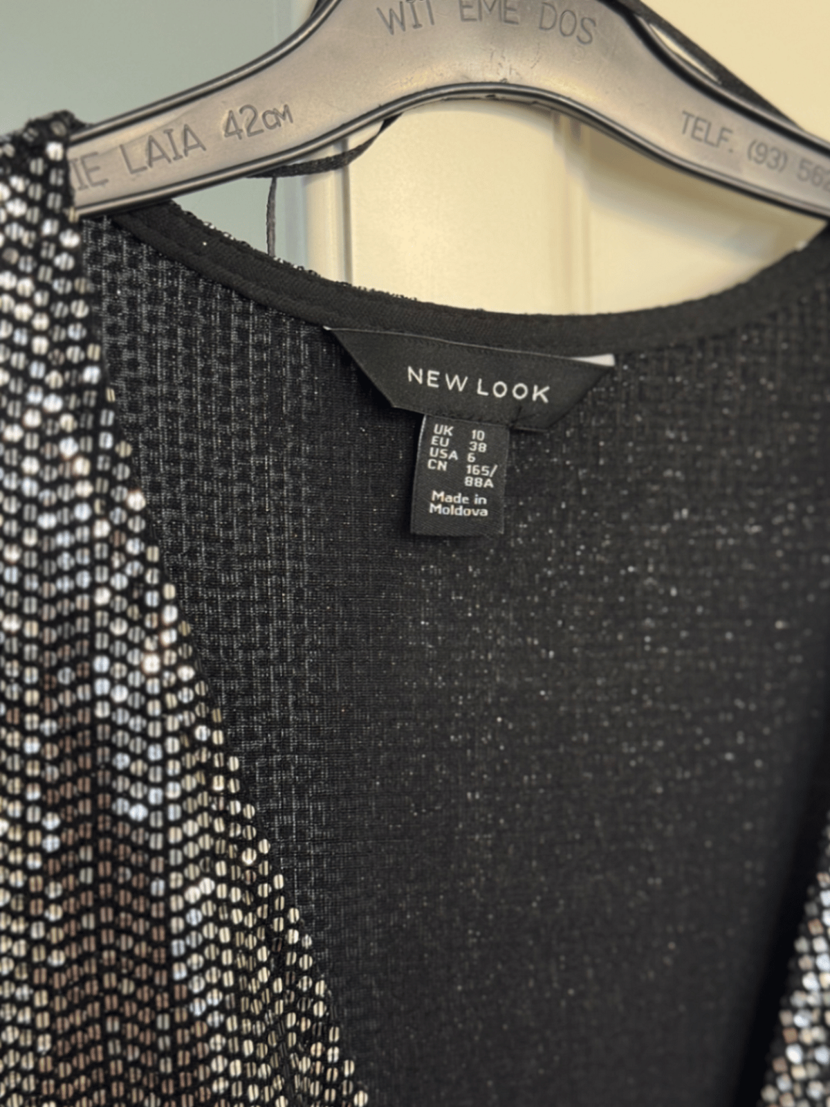 Sparkly Black Mini Dress, photo 2