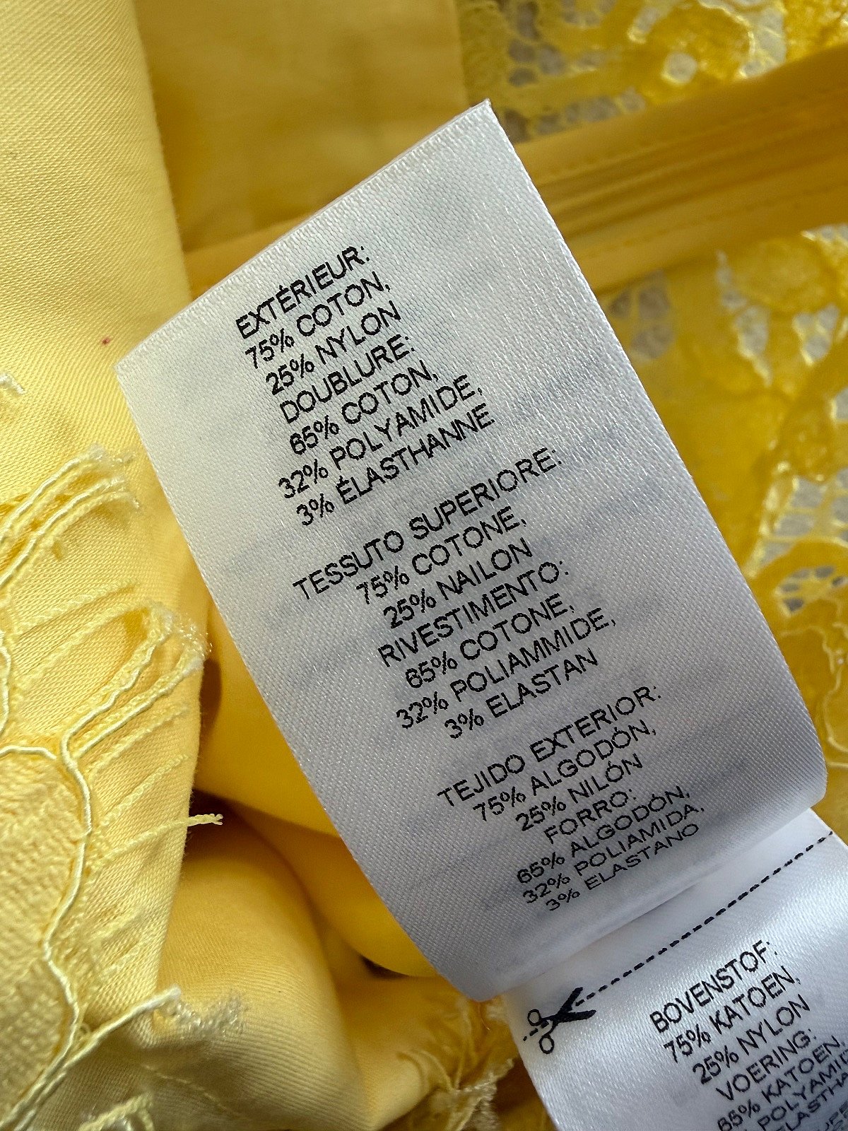 Yellow Lace Midi Dress, photo 7