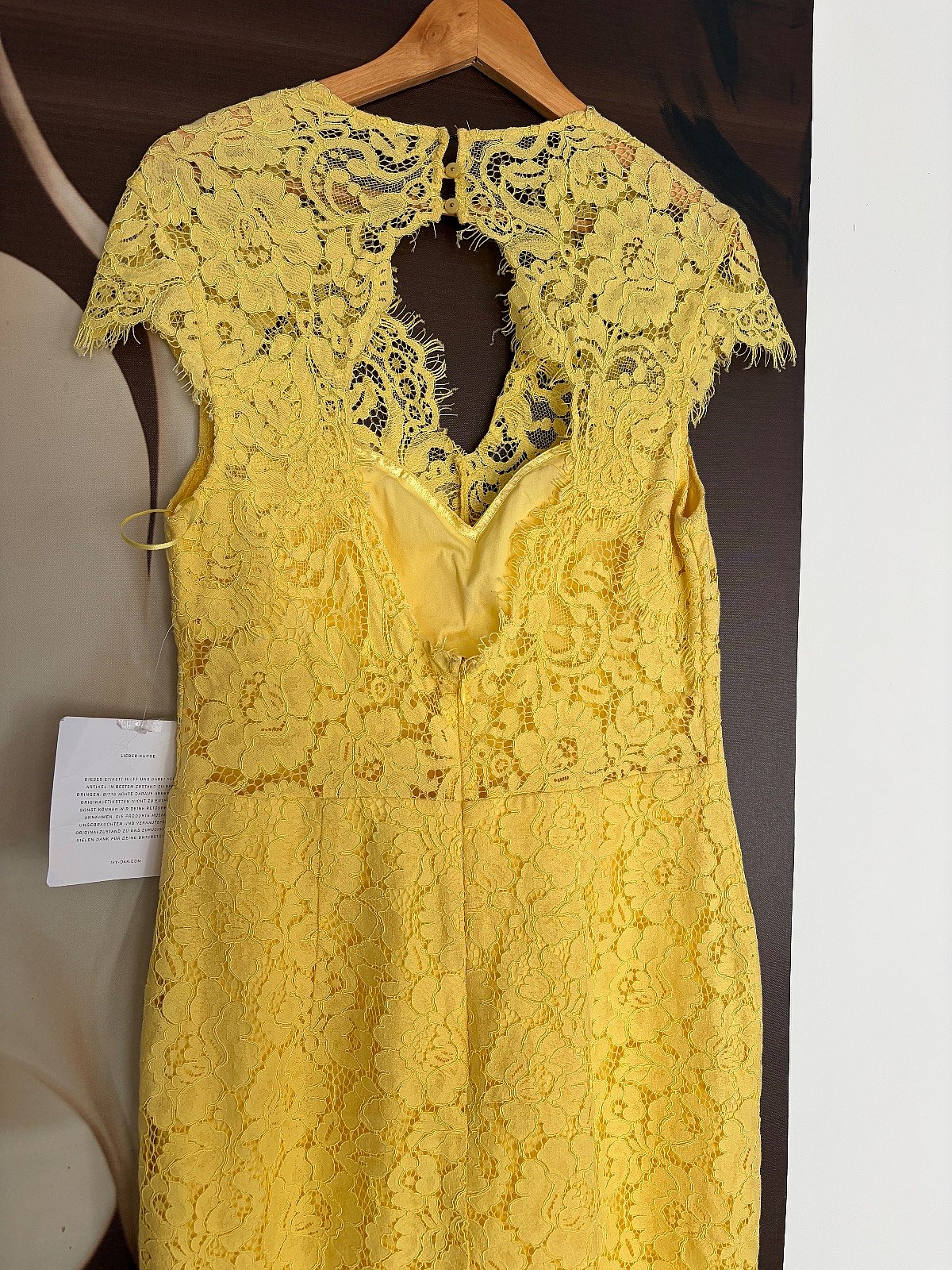 Yellow Lace Midi Dress, photo 6