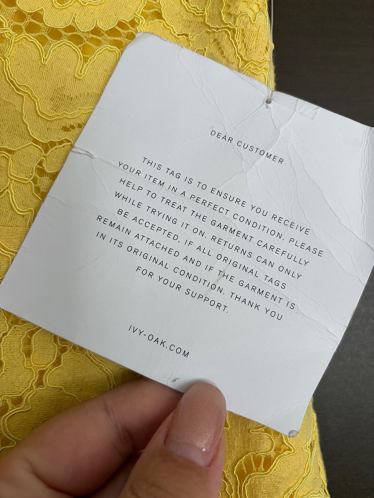 Yellow Lace Midi Dress, photo 4