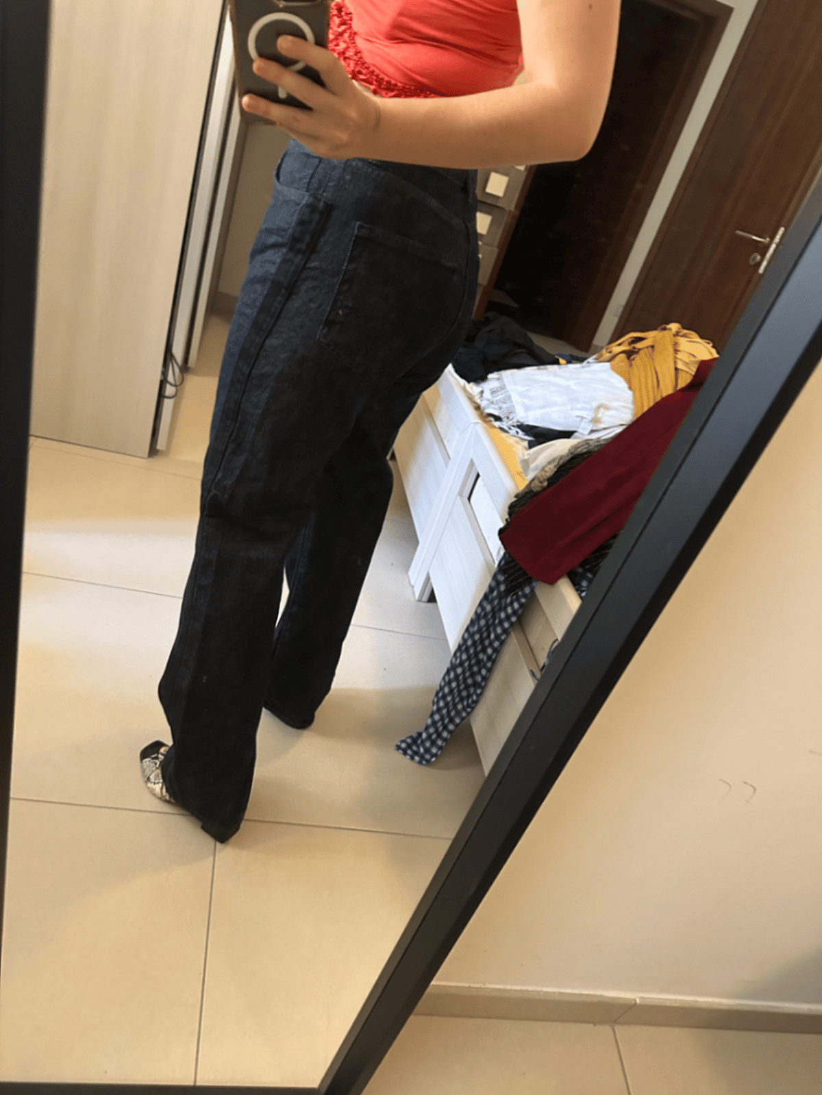 Jeans in denim scuro, foto 2