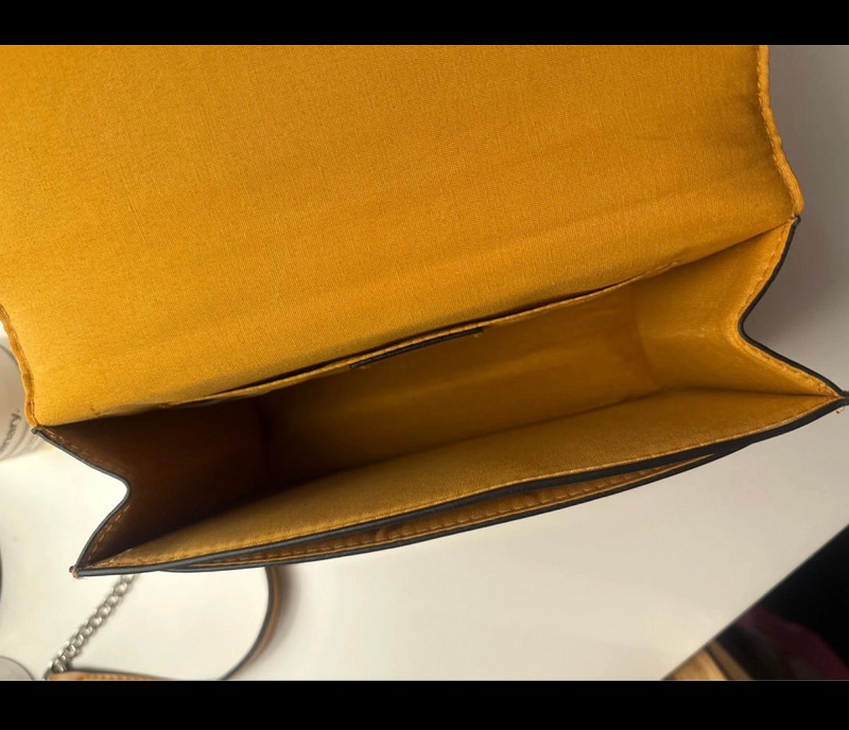 New Mustard Yellow Chain Crossbody Bag, photo 7