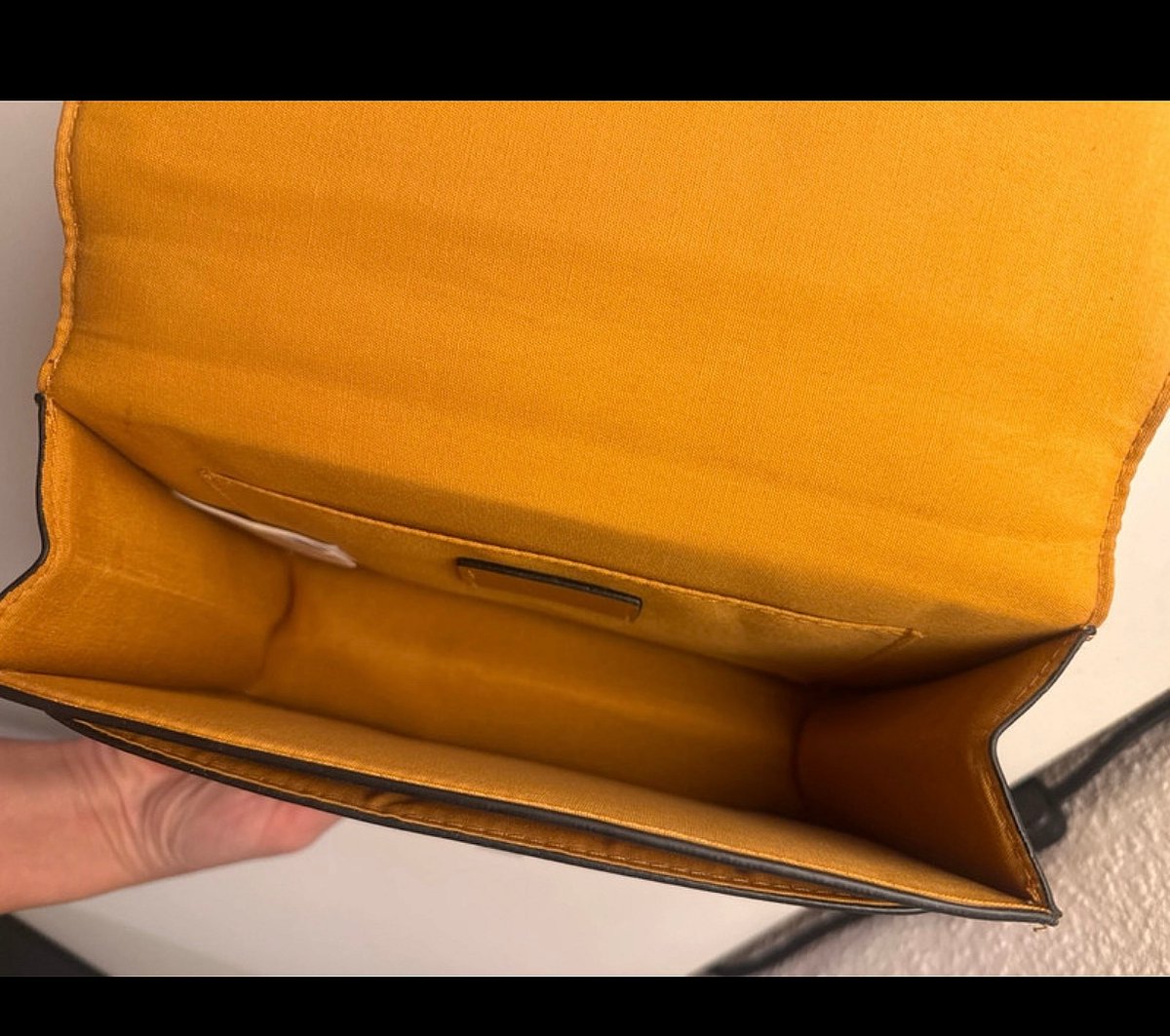New Mustard Yellow Chain Crossbody Bag, photo 5