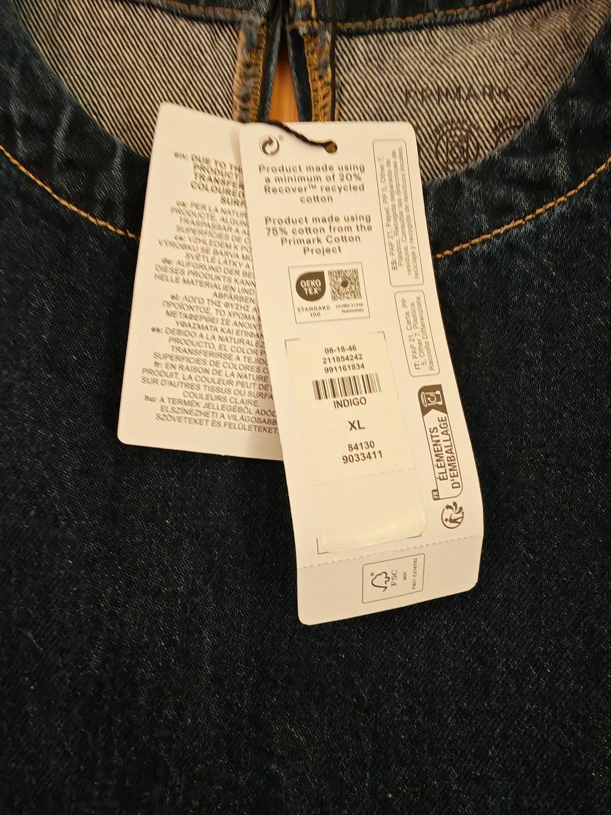 Brand new Primark Dark wash denim sleeveless top - photo 2