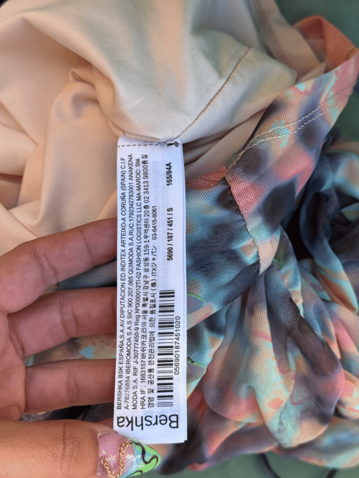 Multicolour Abstract Print Ruched Dress - photo 4