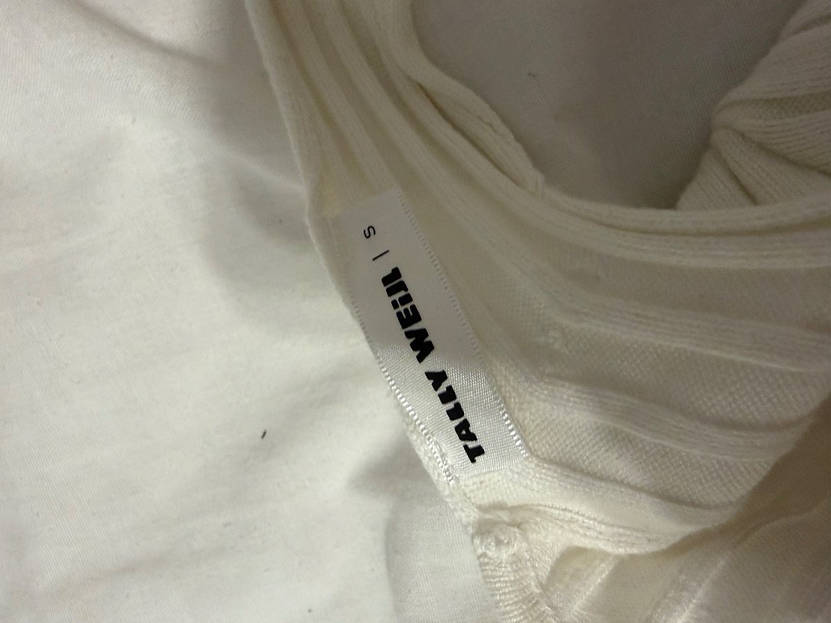 Ribbed cross-front white top, photo 3
