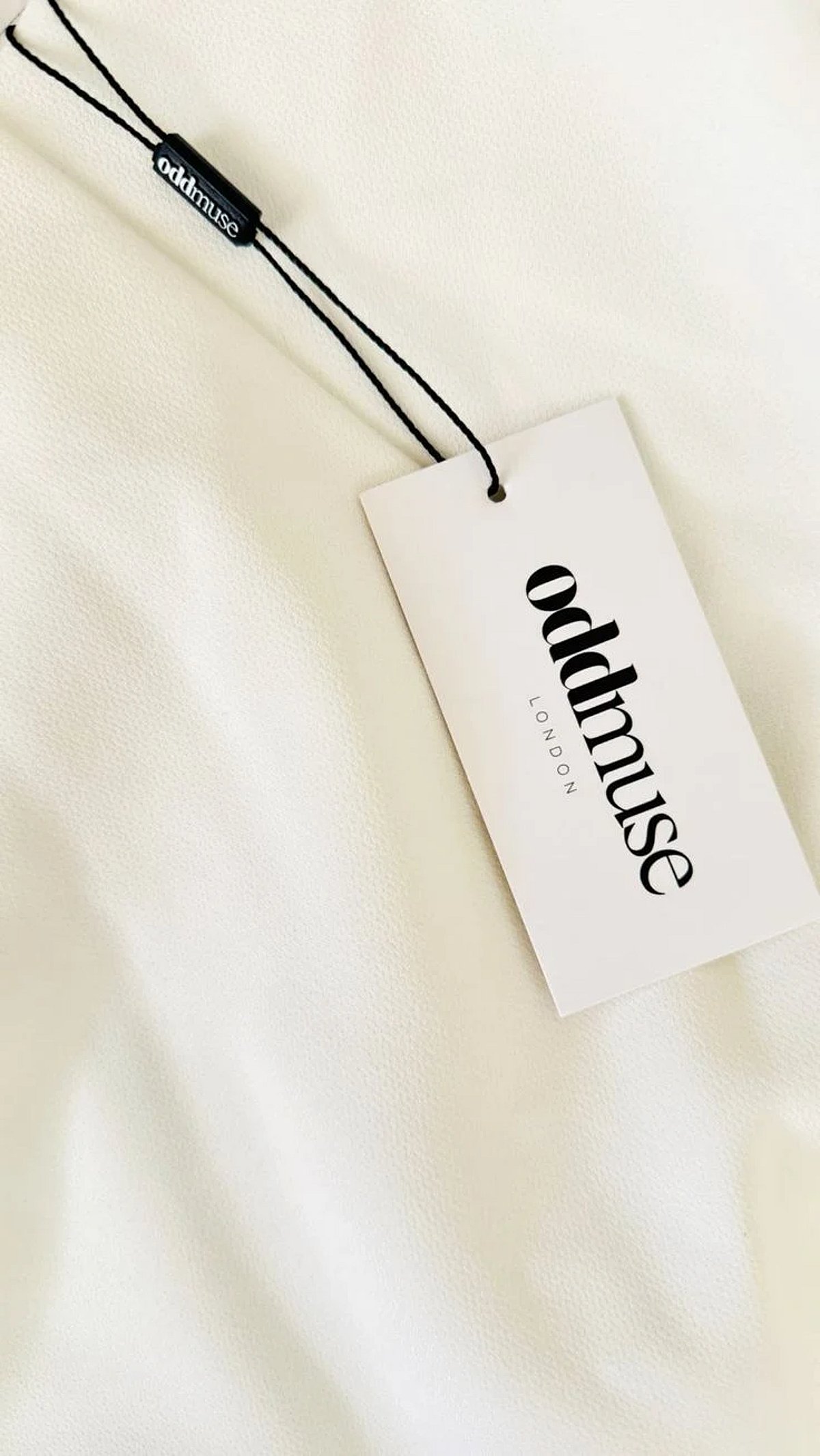 Elegant white square neck midi dress, photo 3