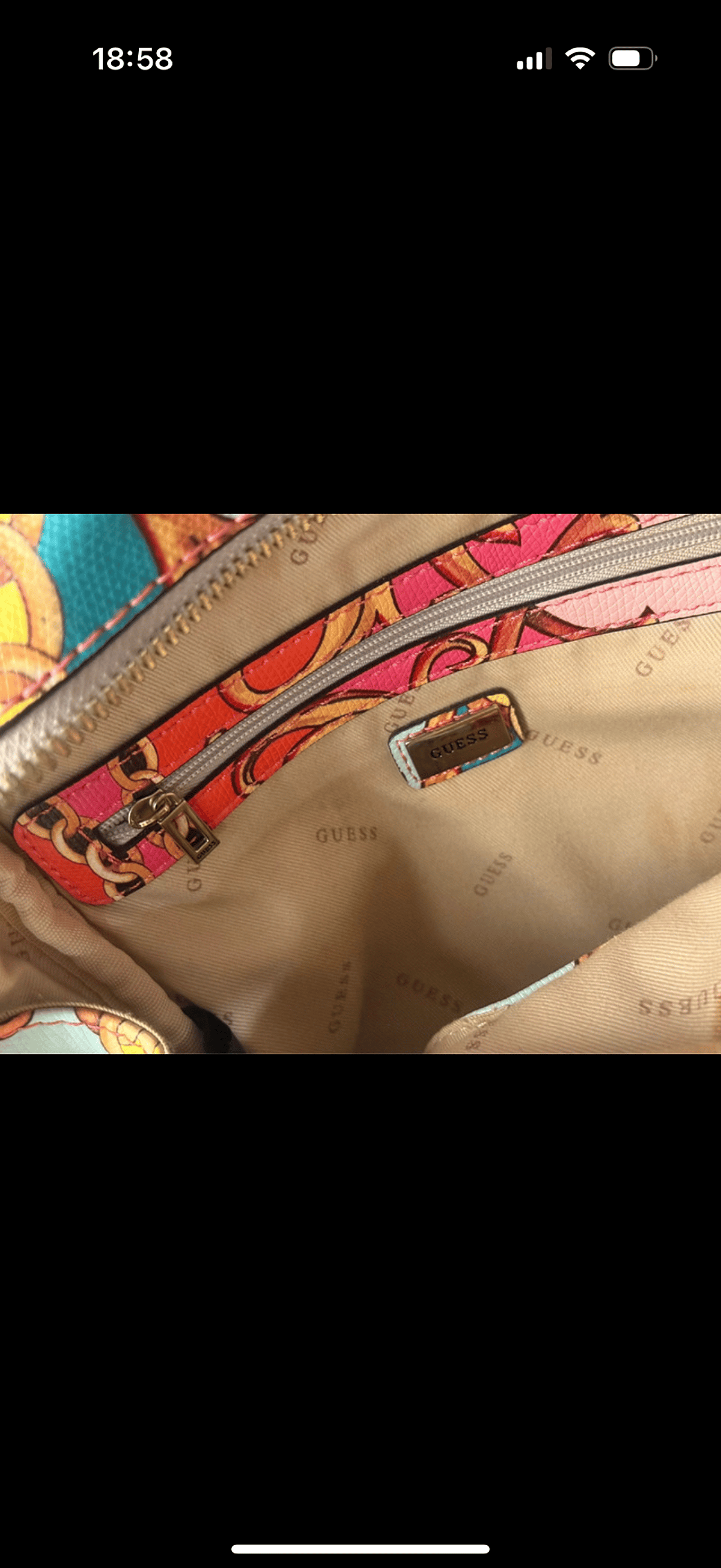 Vibrant Baroque Print Mini Backpack, photo 5