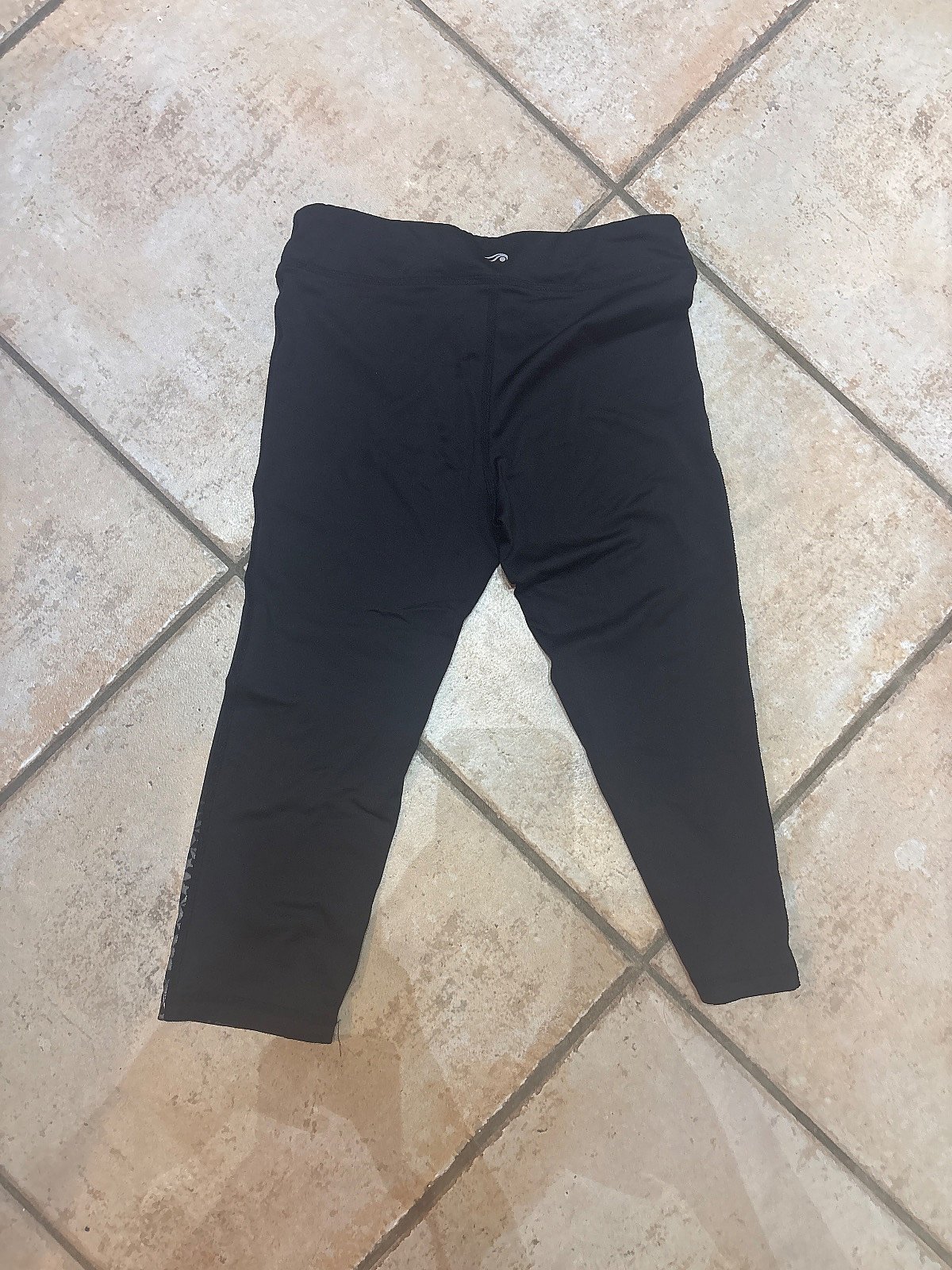 Ideology Black Patterned 3/4 Leggings, photo 2