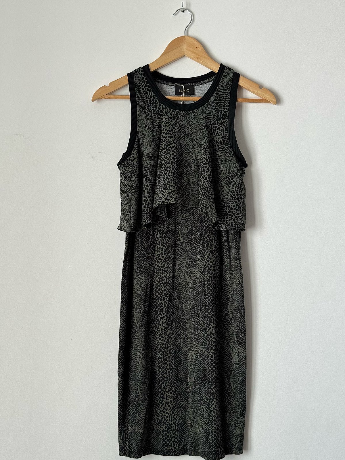 Snakeskin Print Ruffle Dress, photo 3