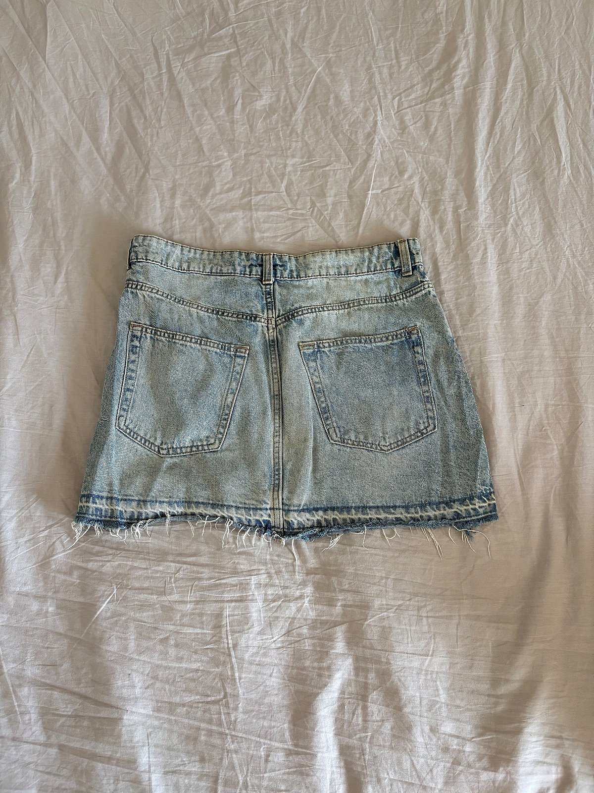 Light Wash Denim Mini Skirt, photo 2