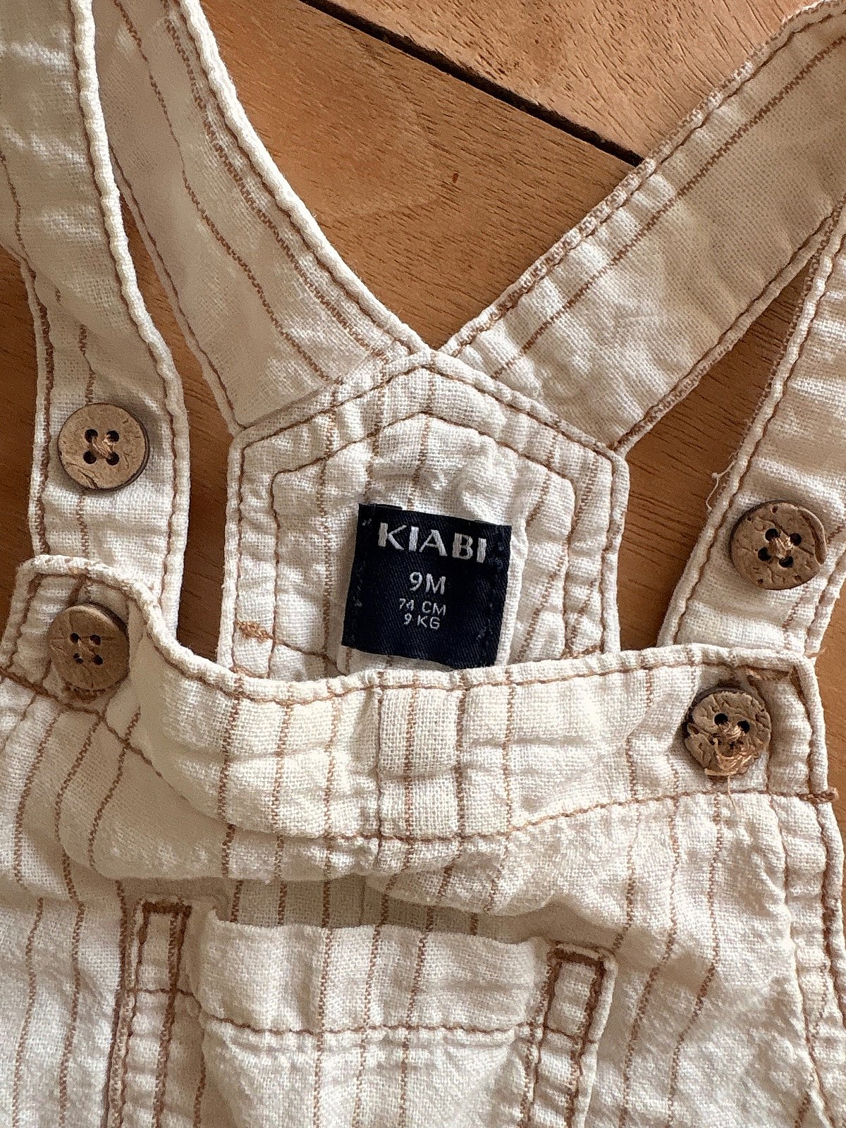 Striped Baby Dungarees Overalls, photo 3