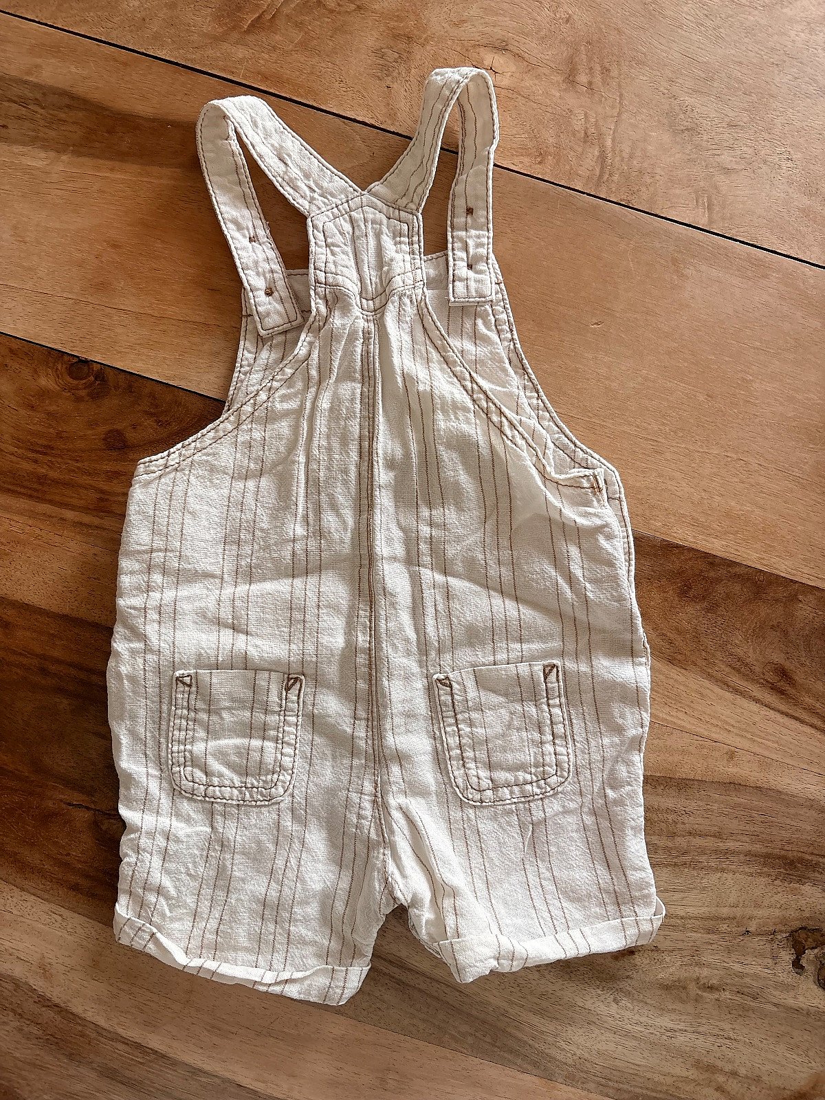 Striped Baby Dungarees Overalls, photo 2