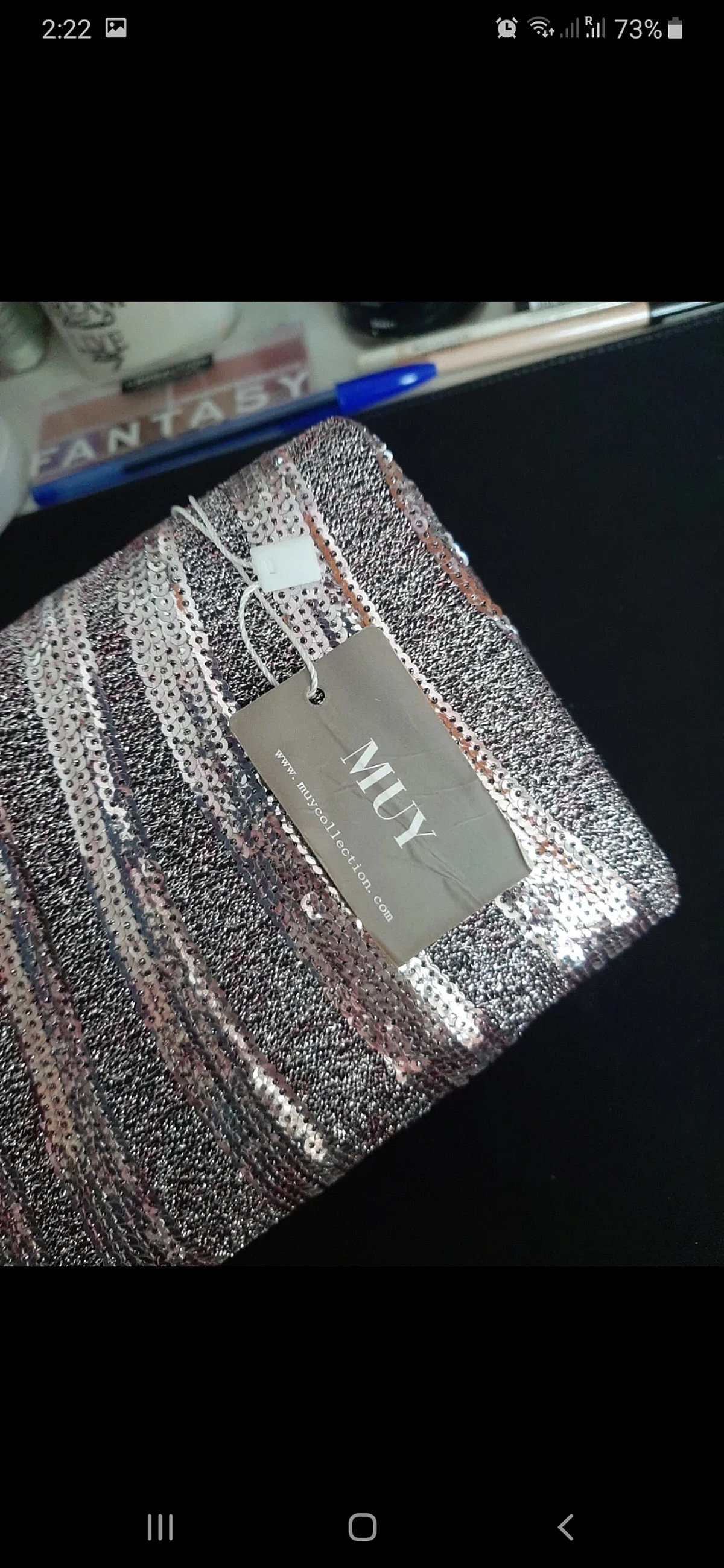 Sparkling Sequin Evening Clutch Bag, photo 8