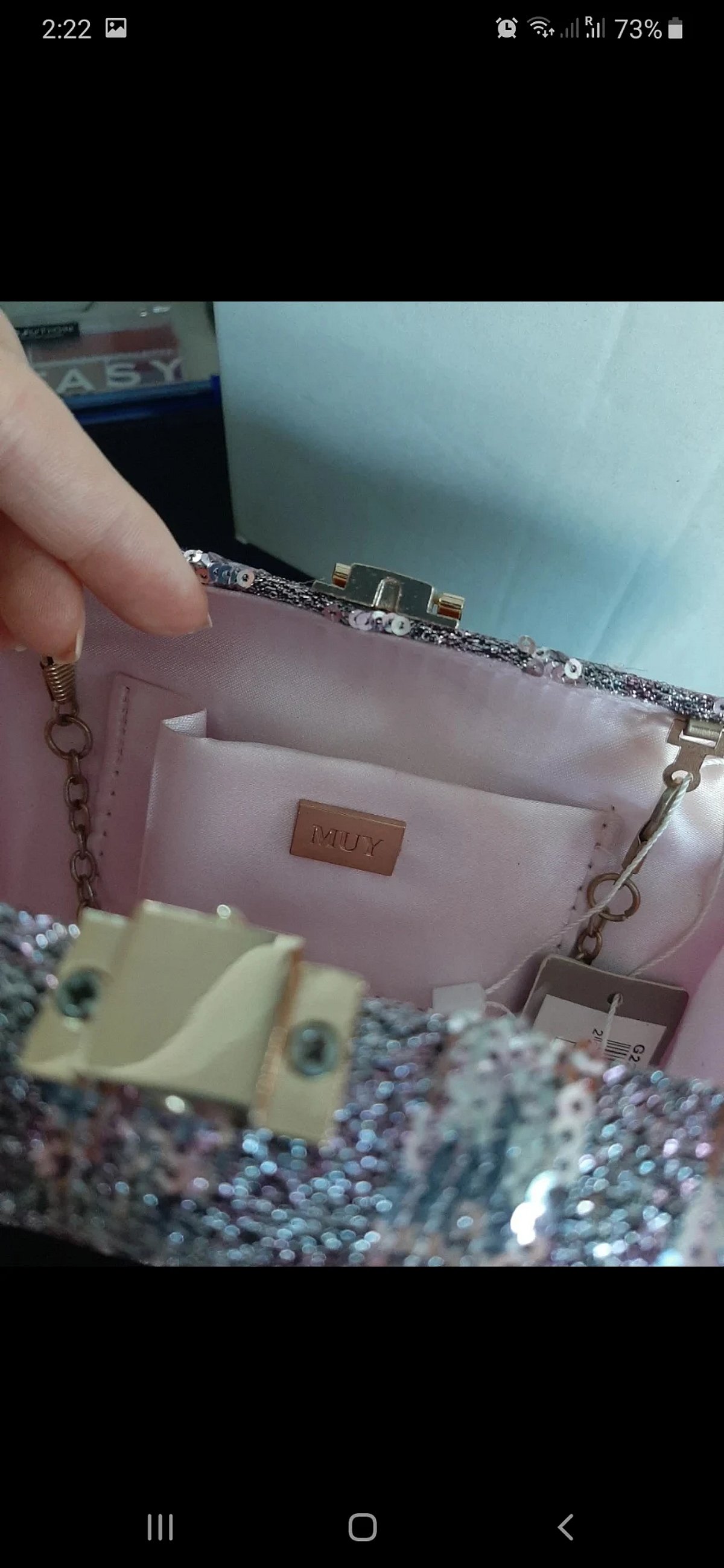 Sparkling Sequin Evening Clutch Bag, photo 7