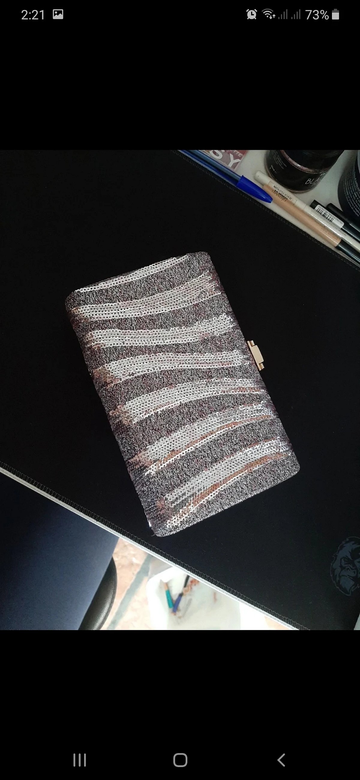 Sparkling Sequin Evening Clutch Bag, photo 6