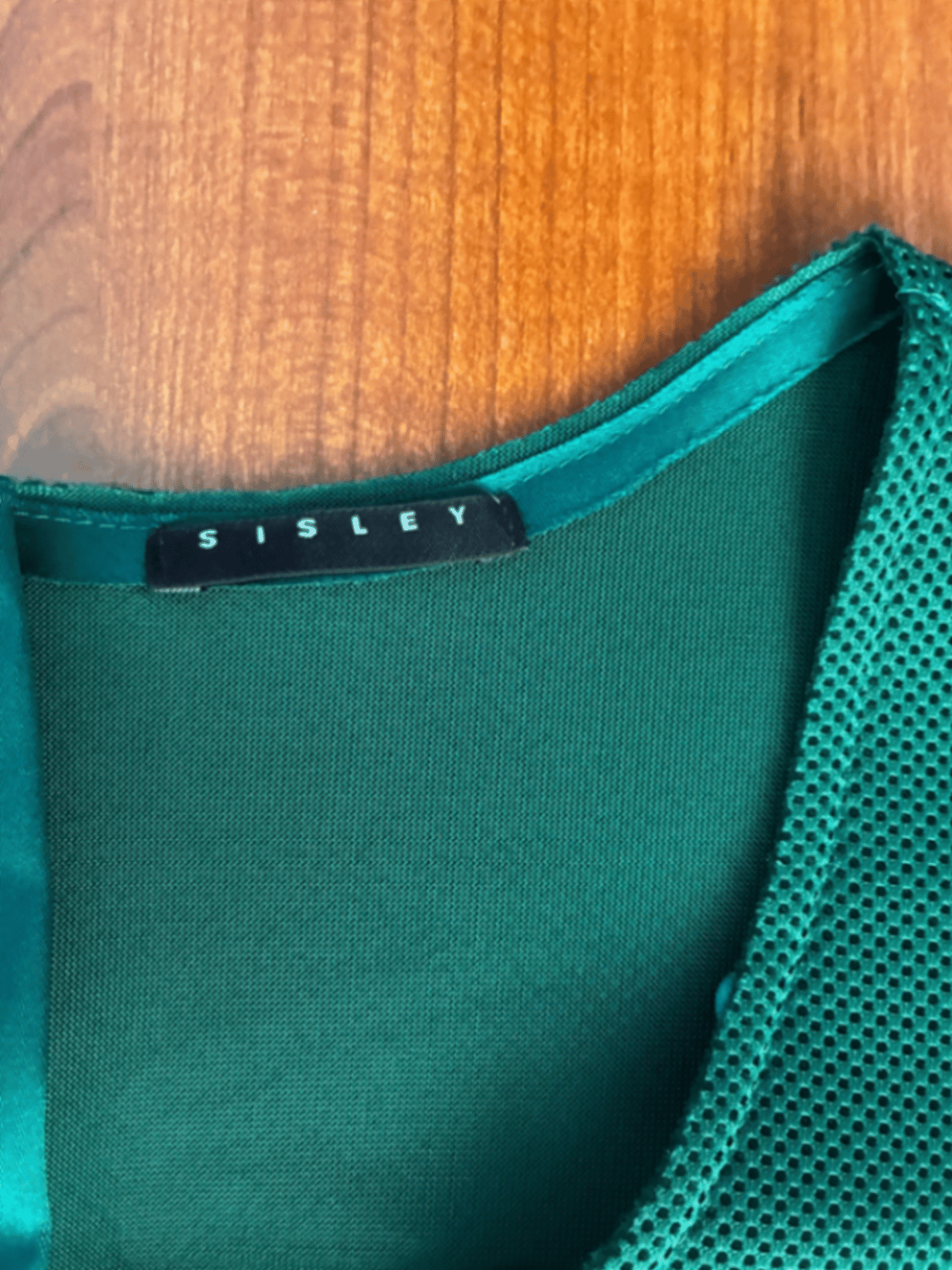 Green sleeveless structural mini dress, photo 5
