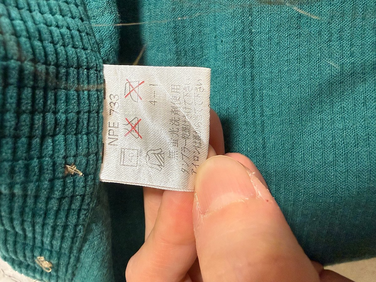 Green corduroy button up shirt, photo 2