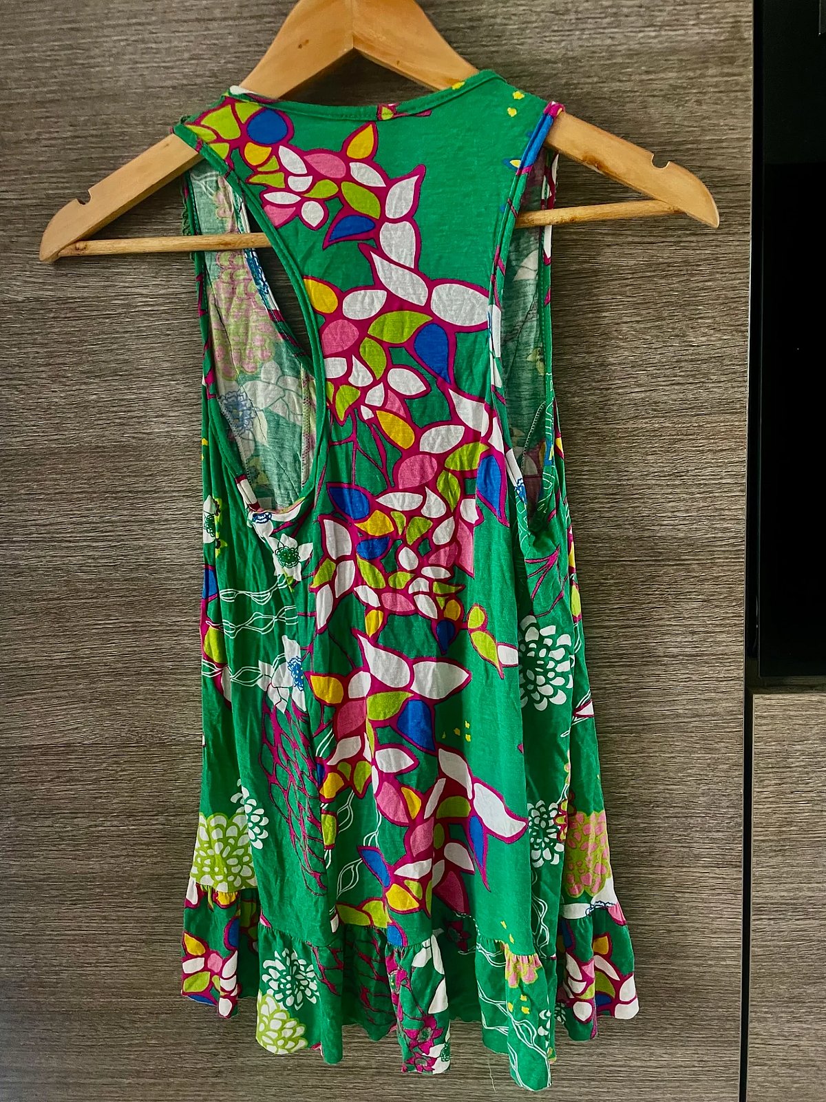 Green Floral Crochet Neck Tunic - photo 2