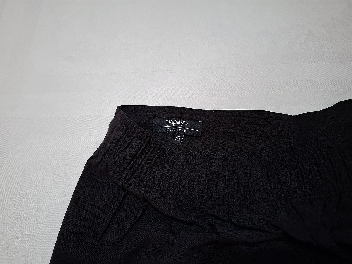 Papaya (Matalan) Black Drawstring Casual Shorts - Brand New, photo 2