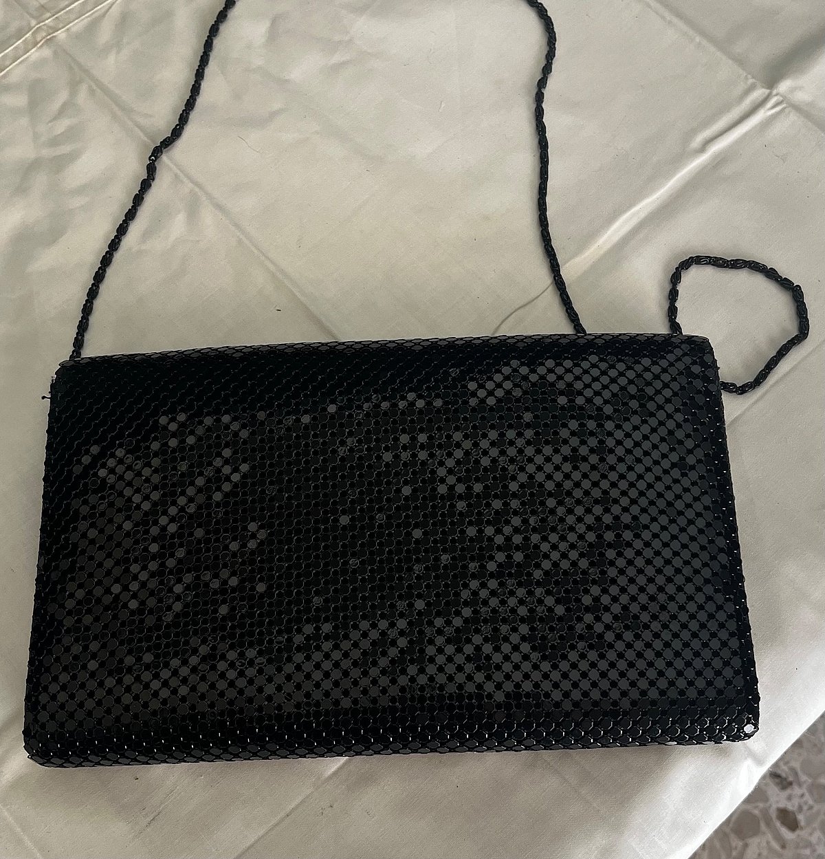 Black Mesh sequin Evening Clutch Bag, photo 2