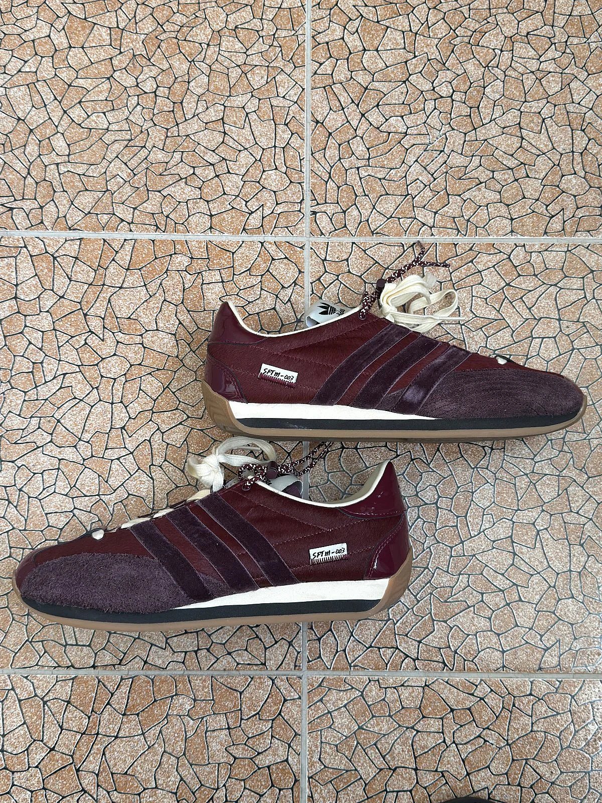 Adidas x Song For The Mute Sneakers in Burgundy, photo 3