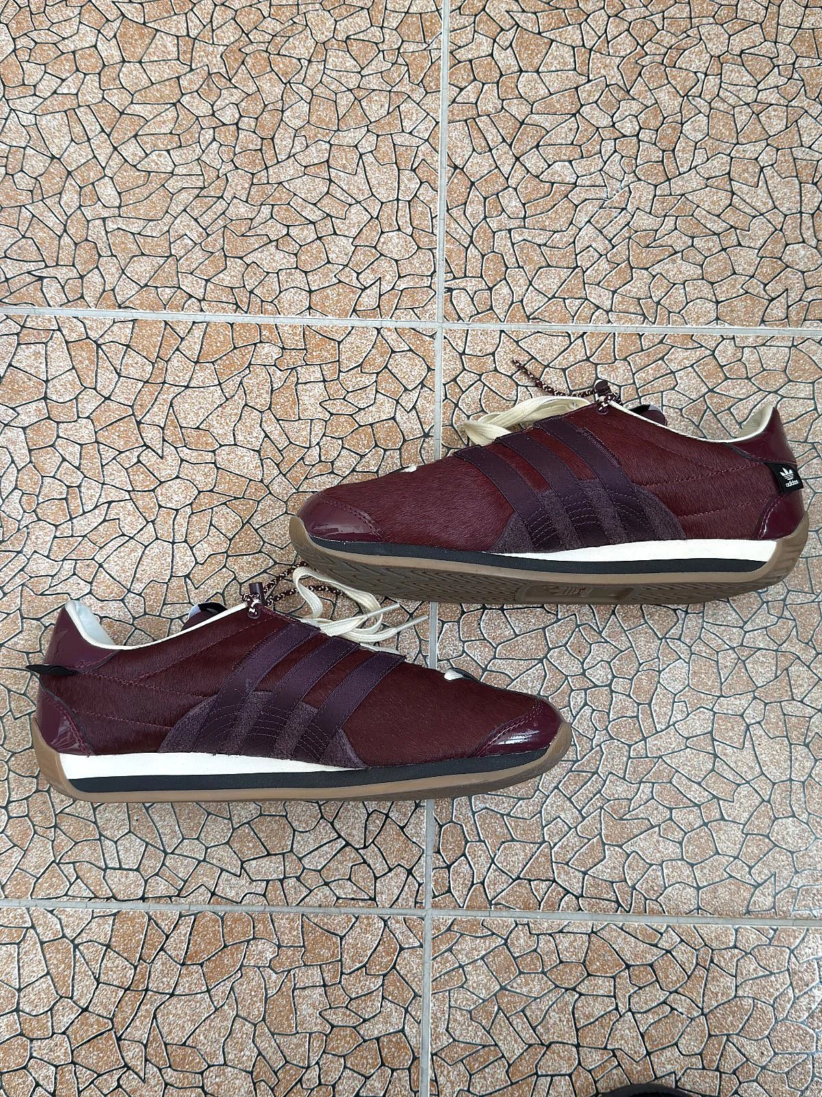 Adidas x Song For The Mute Sneakers in Burgundy, photo 2