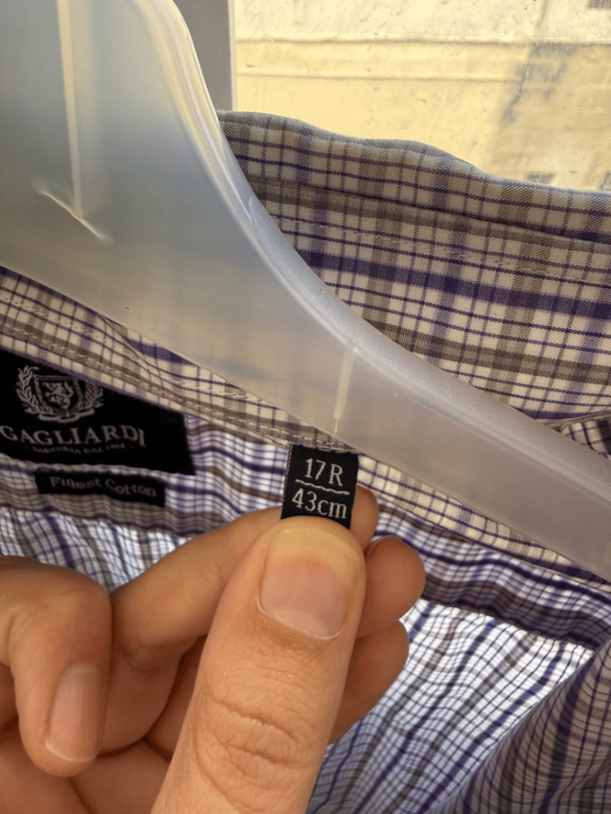 Gagliardi Checkered Cotton Shirt, photo 3