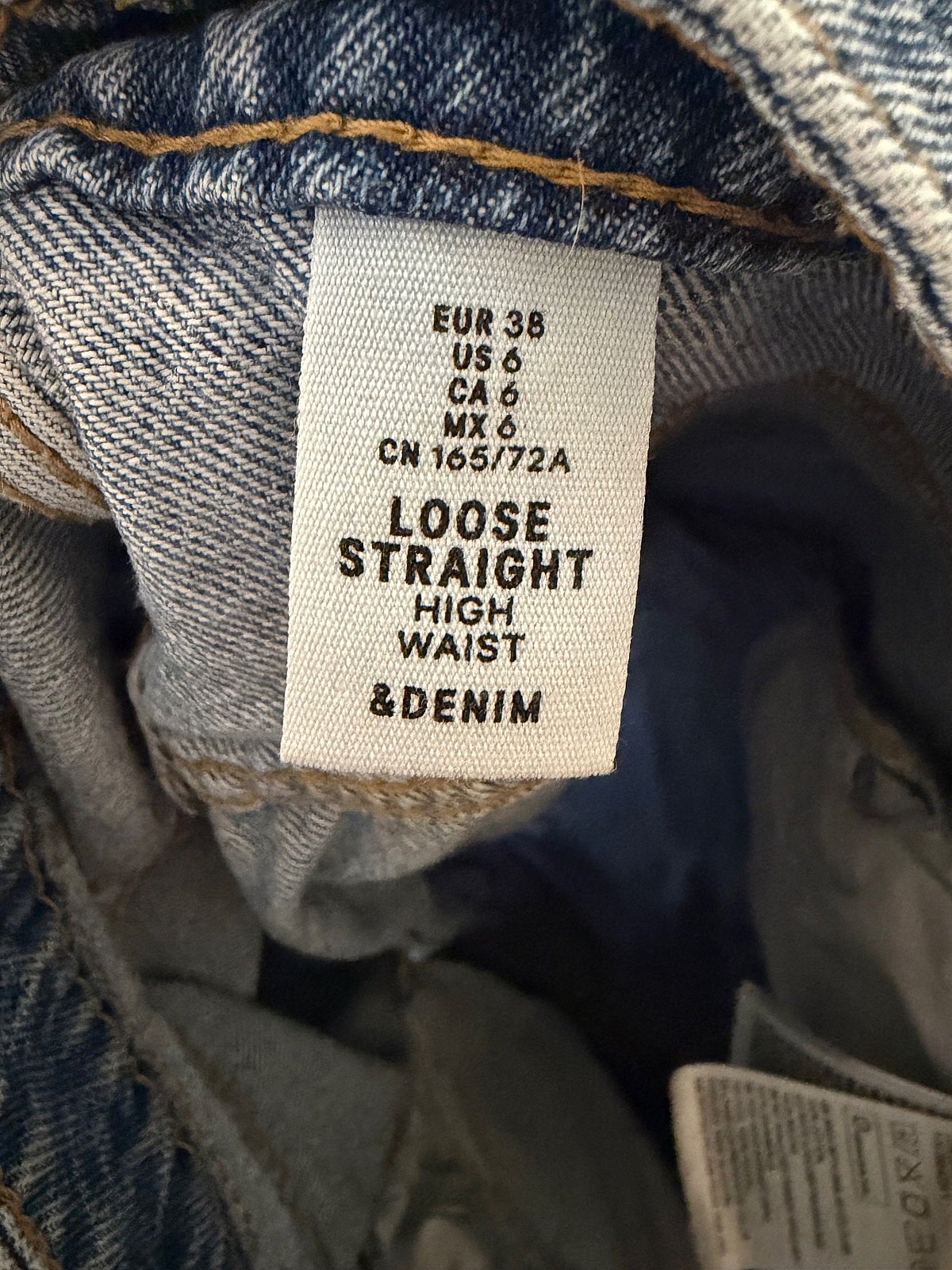 H&M High Waisted Denim Jorts, photo 3