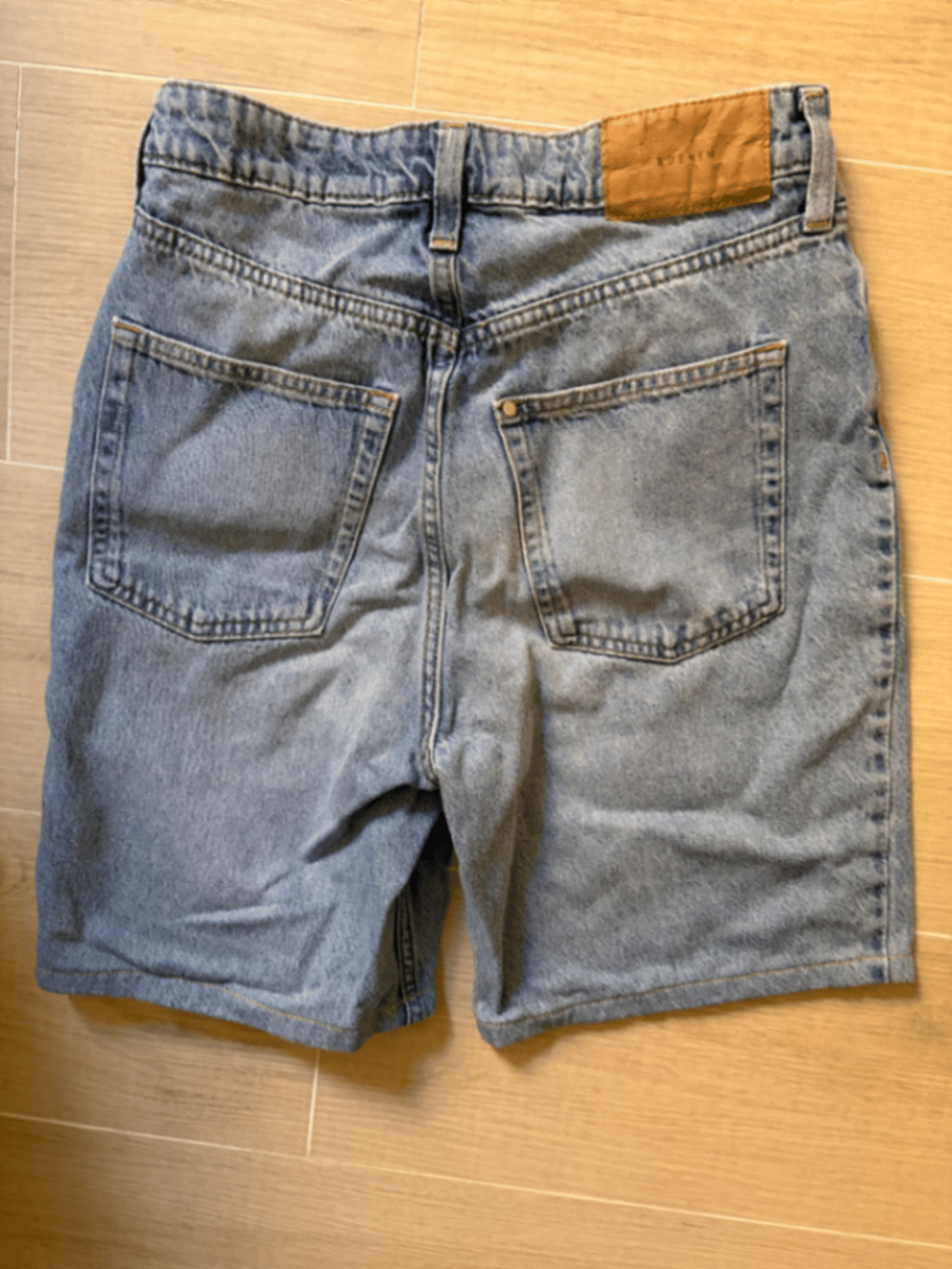 H&M High Waisted Denim Jorts, photo 2