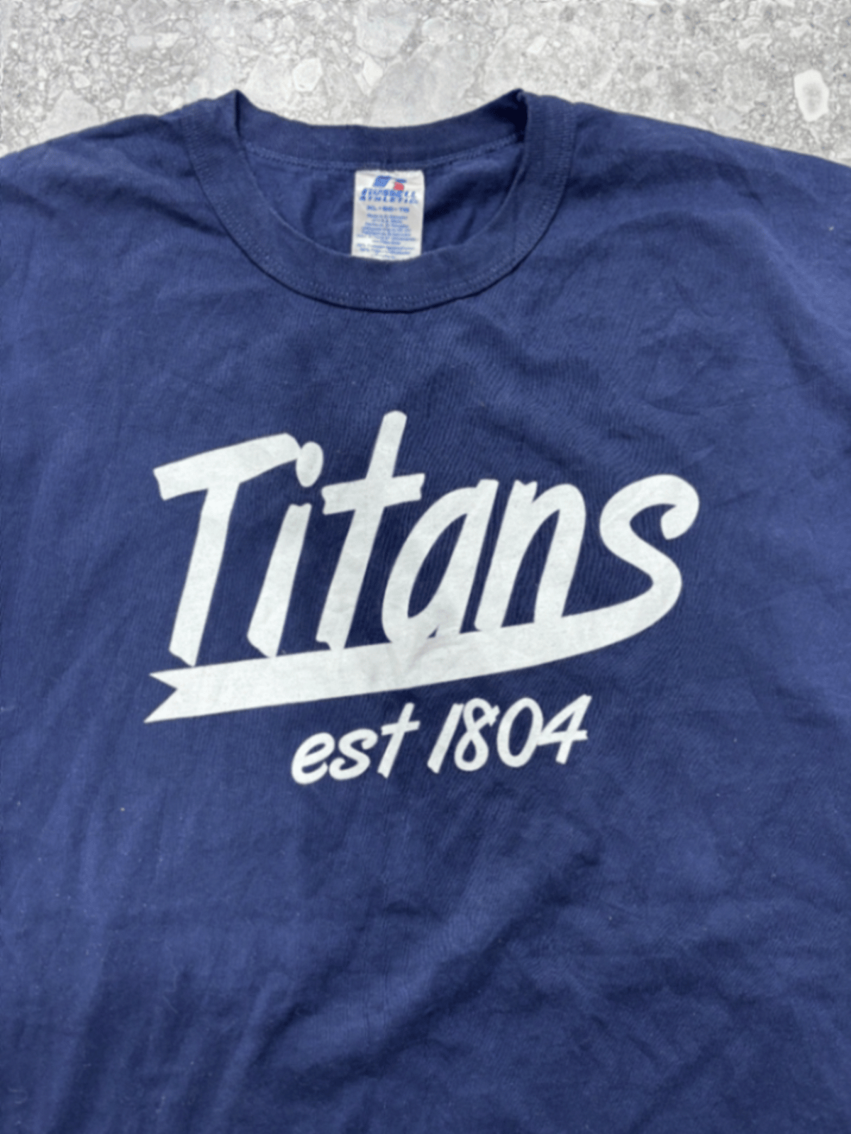 T-shirt Russell Athletic blu navy con grafica - photo 2